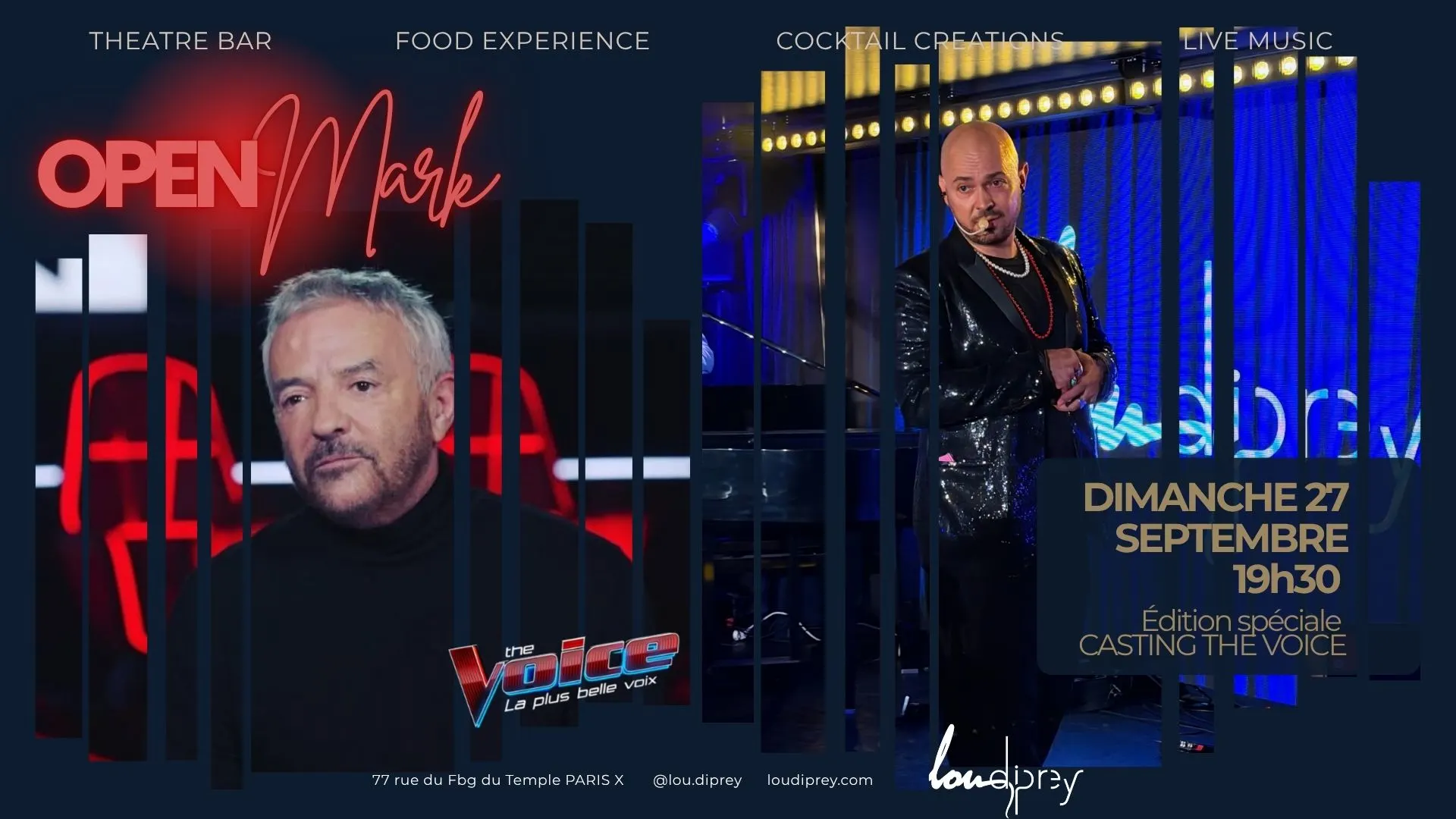 Open Mark - Édition Spéciale Casting The Voice Cover