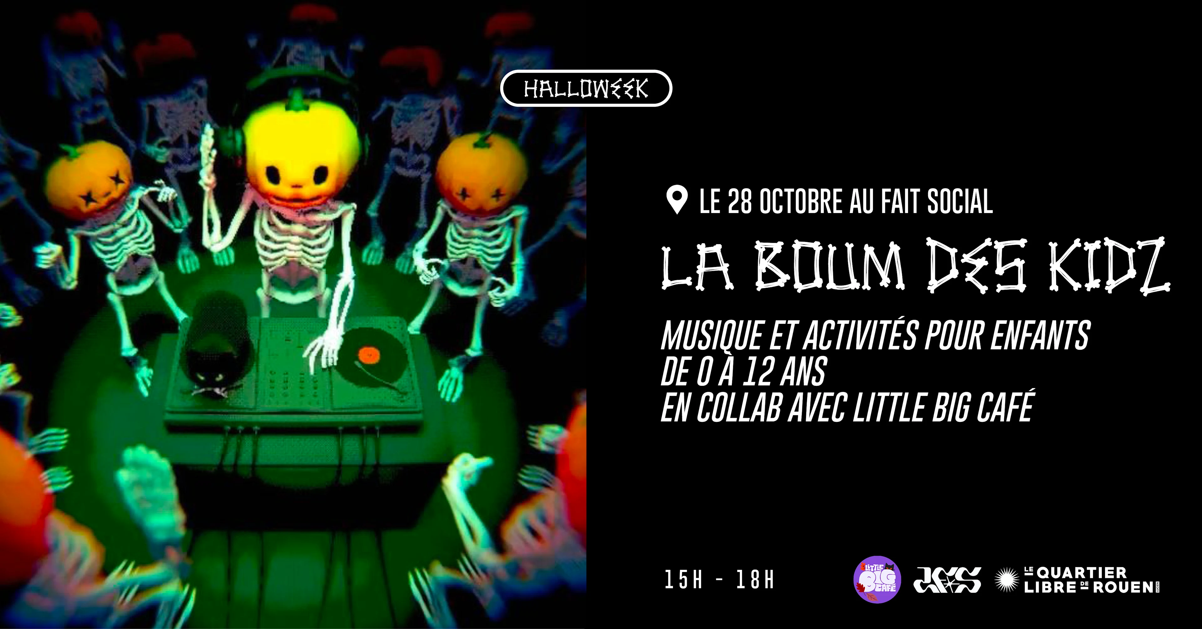 La Spooky Boum Des Kidz X Little Big Café Cover