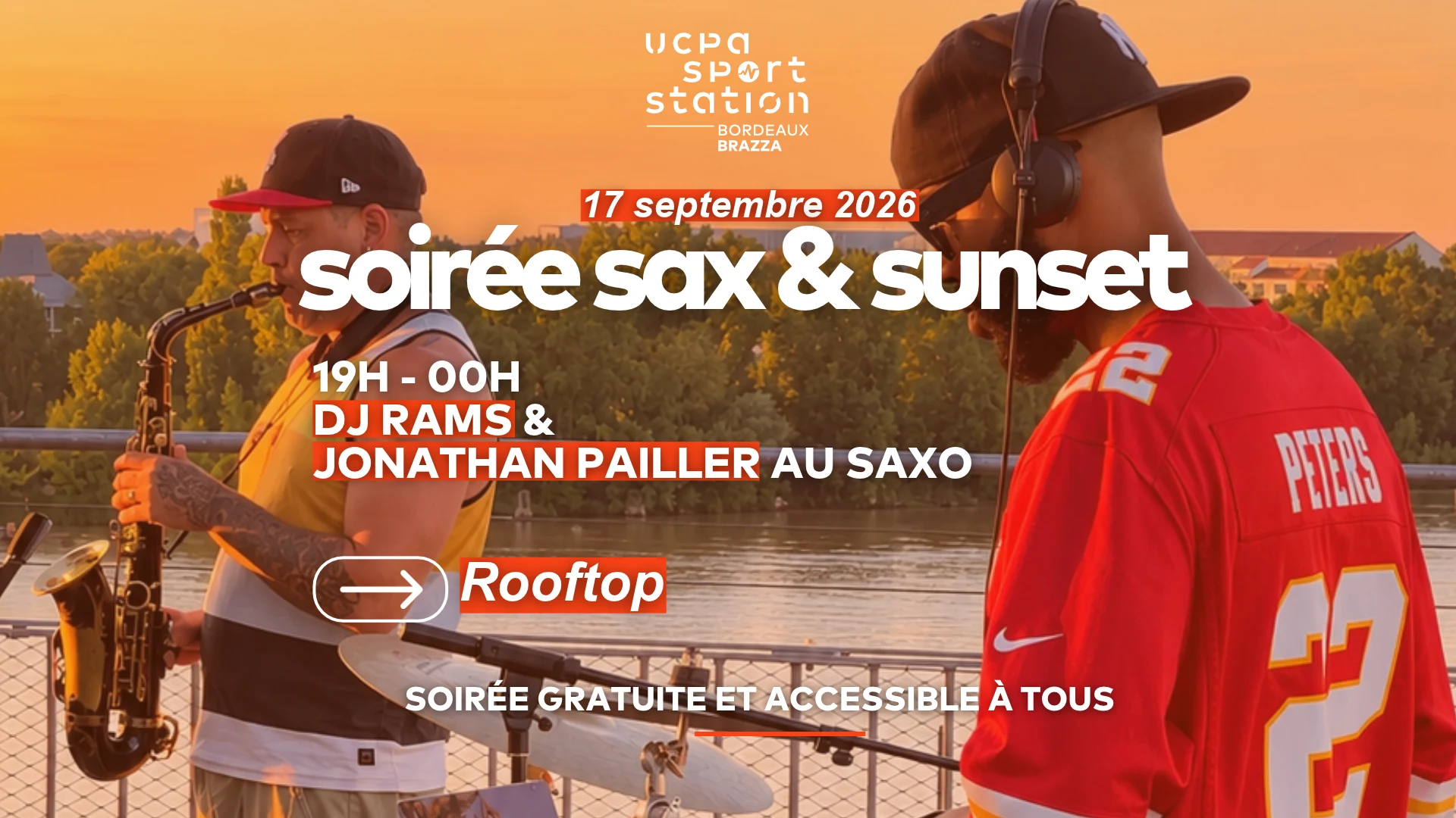Soirée Sax & Sunset Cover
