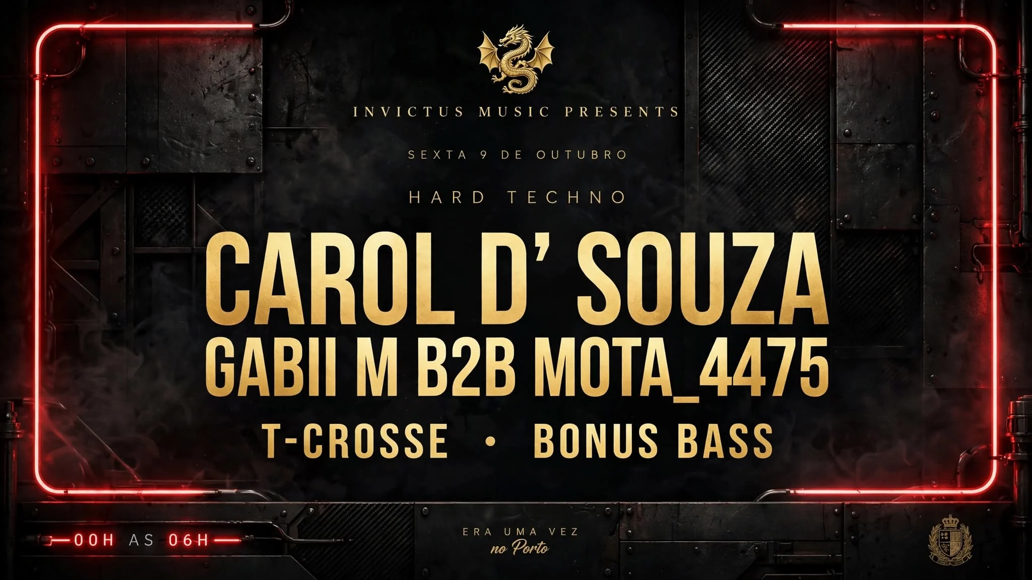 Carol D'souza — Invictus Night | Era Uma Vez No Porto Cover