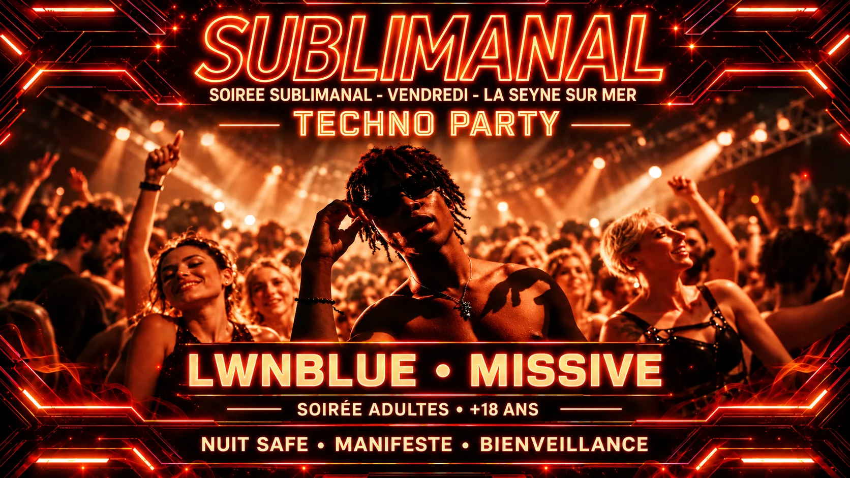 Sublimanal- Techno Party Cover