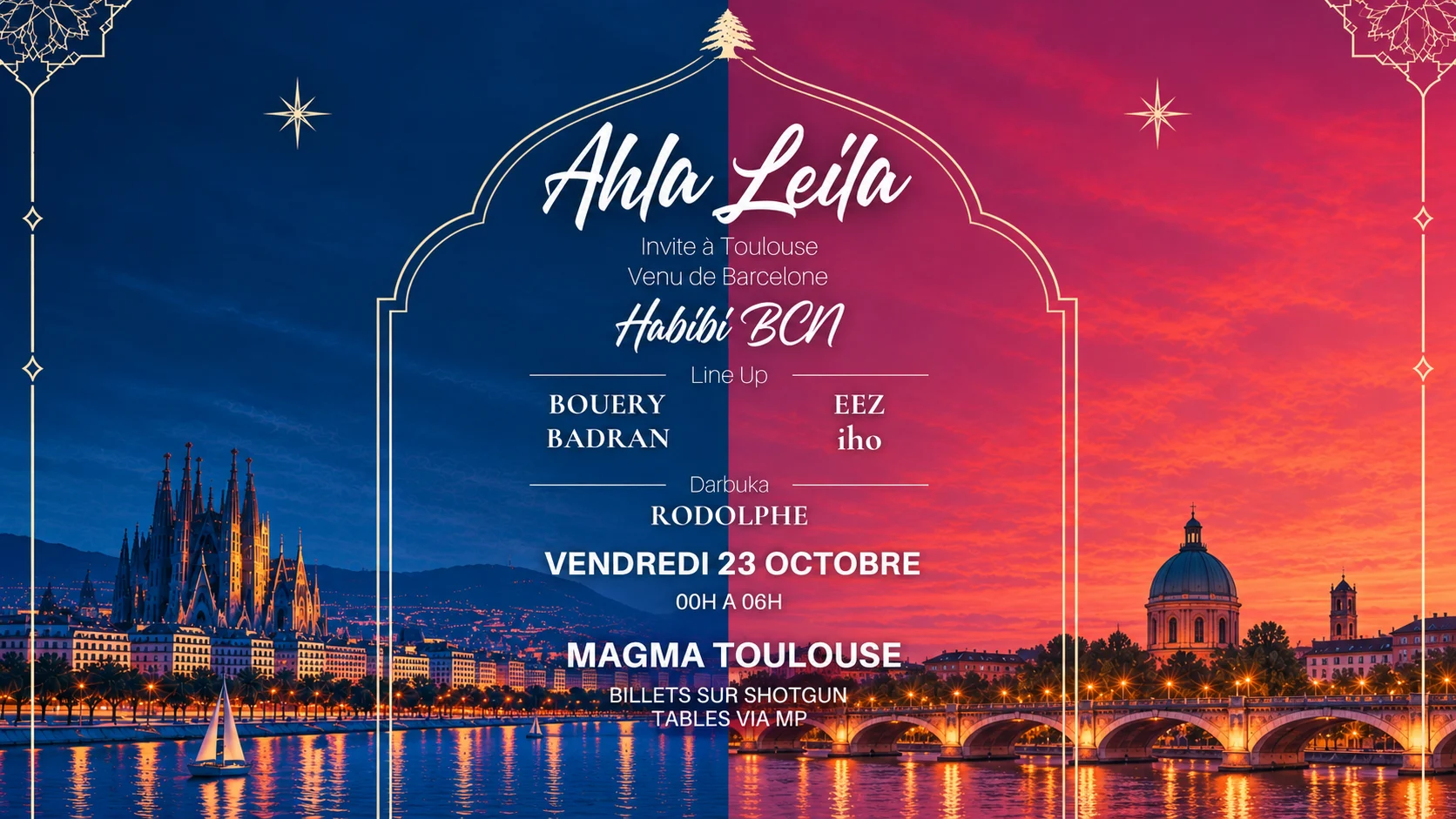 Ahla Leila X Habibi Bcn : All Night Cover