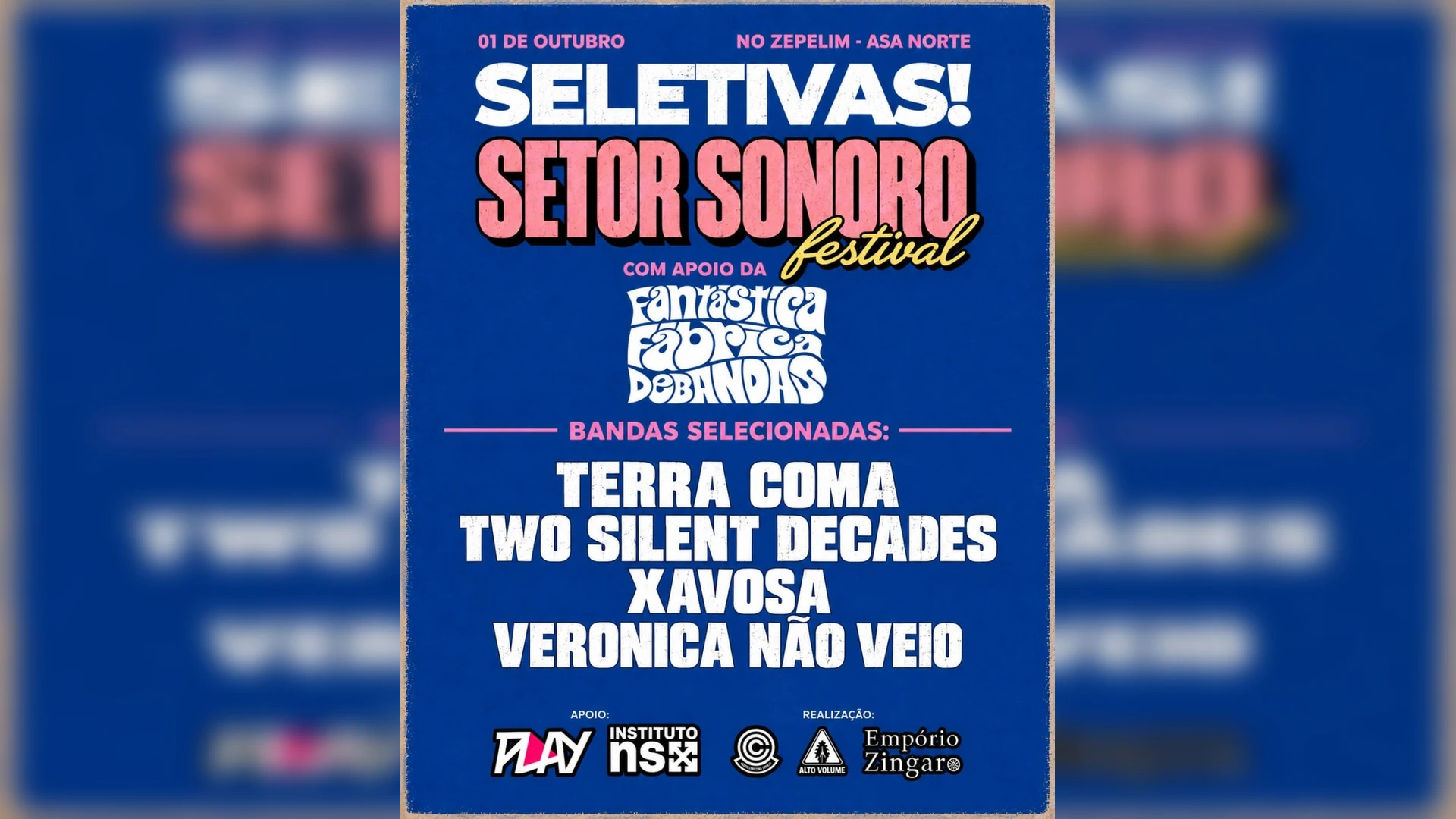 Seletiva Setor Sonoro Festival Cover