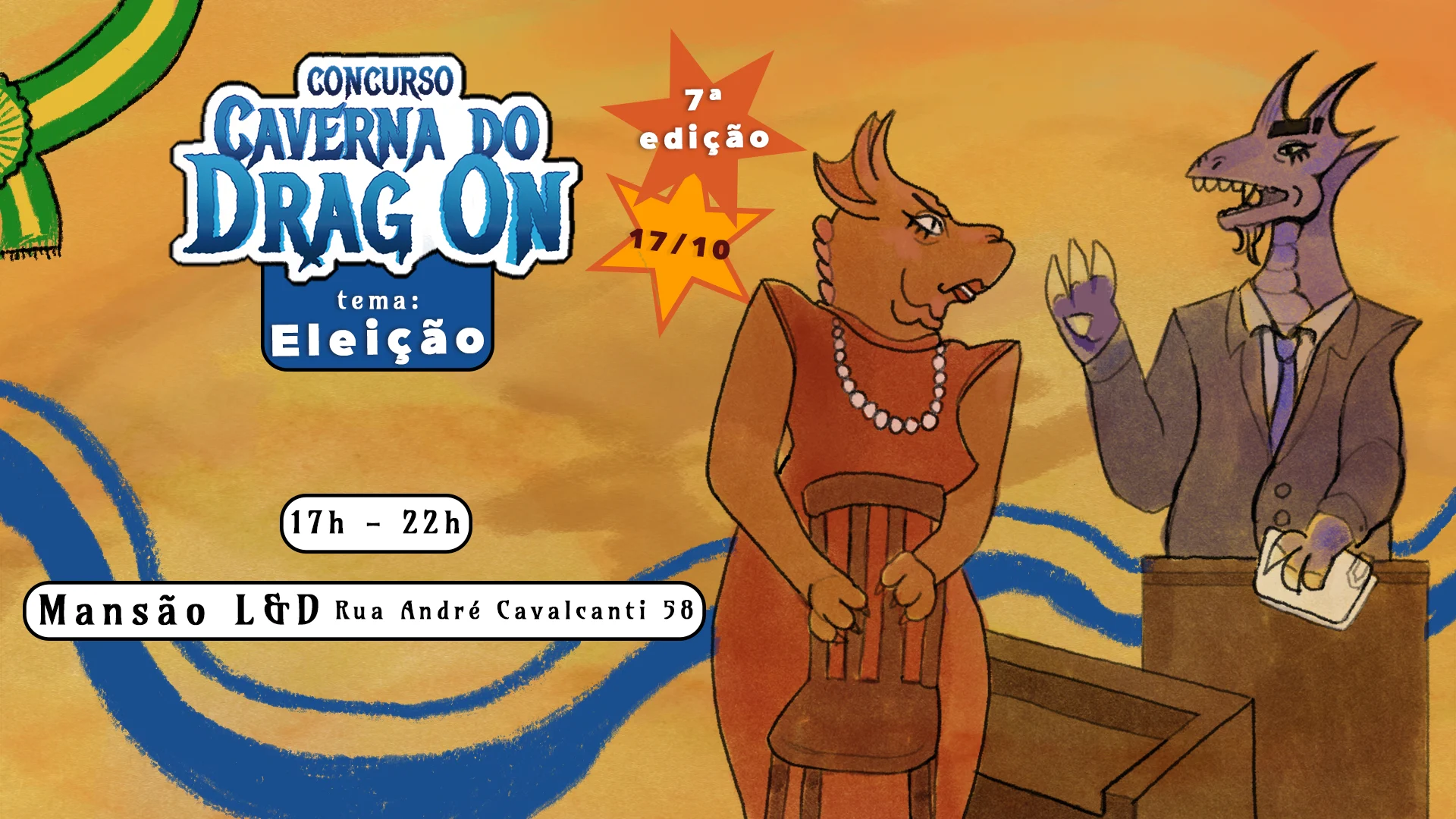 Caverna Drag On 7° Edição - Eleições Cover