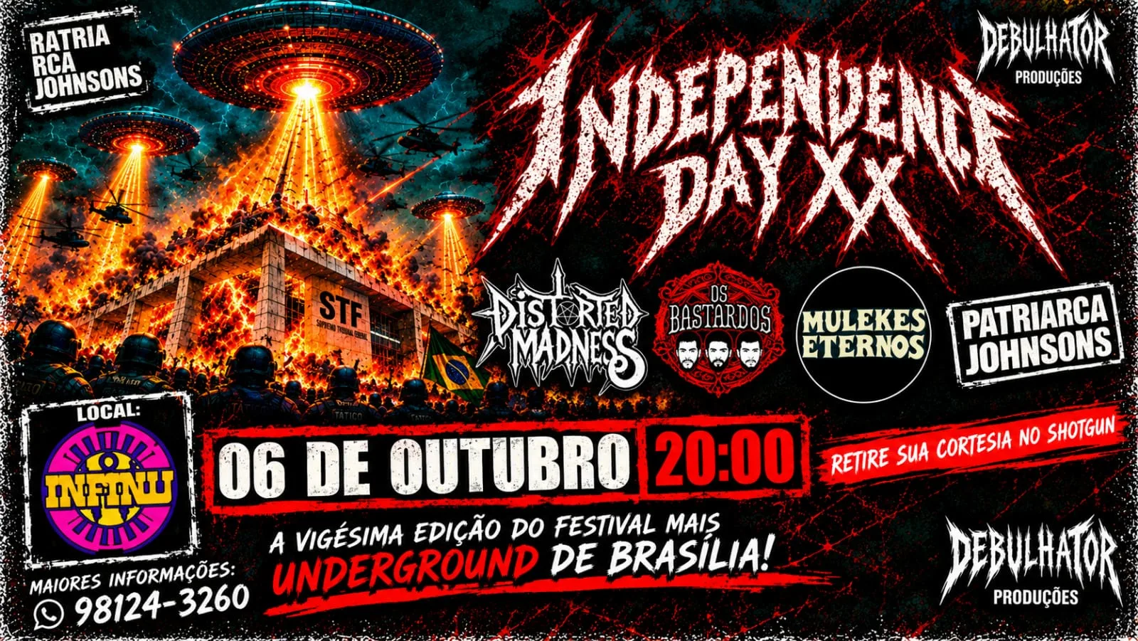 Independence Day XX Revolution Cover