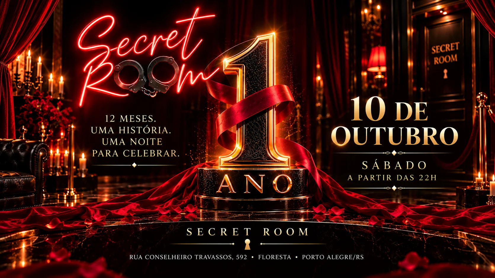 Secret Room — 1 Ano Cover