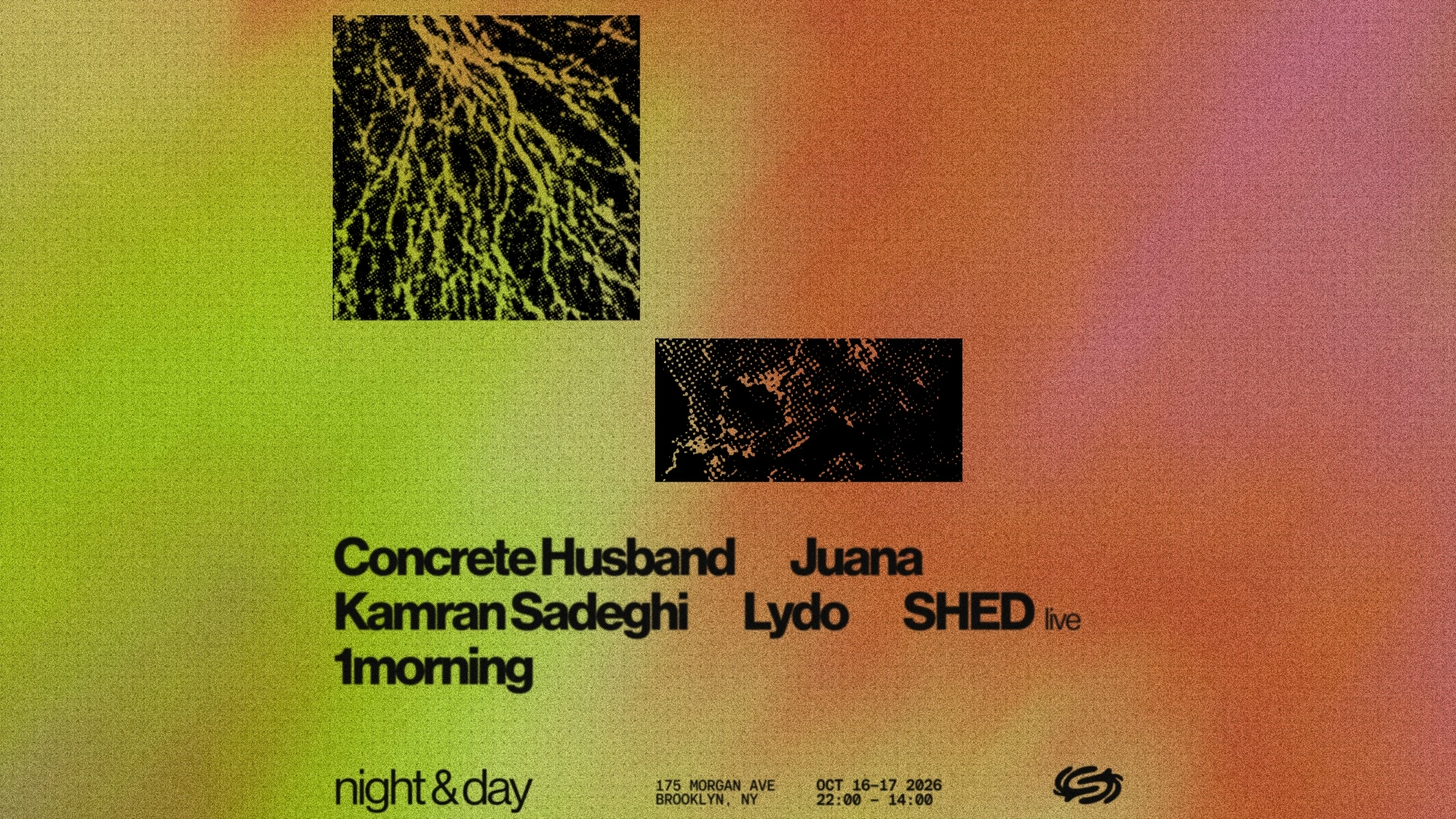 Night & Day: Shed (Live), 1morning, Lydo + Tba Cover