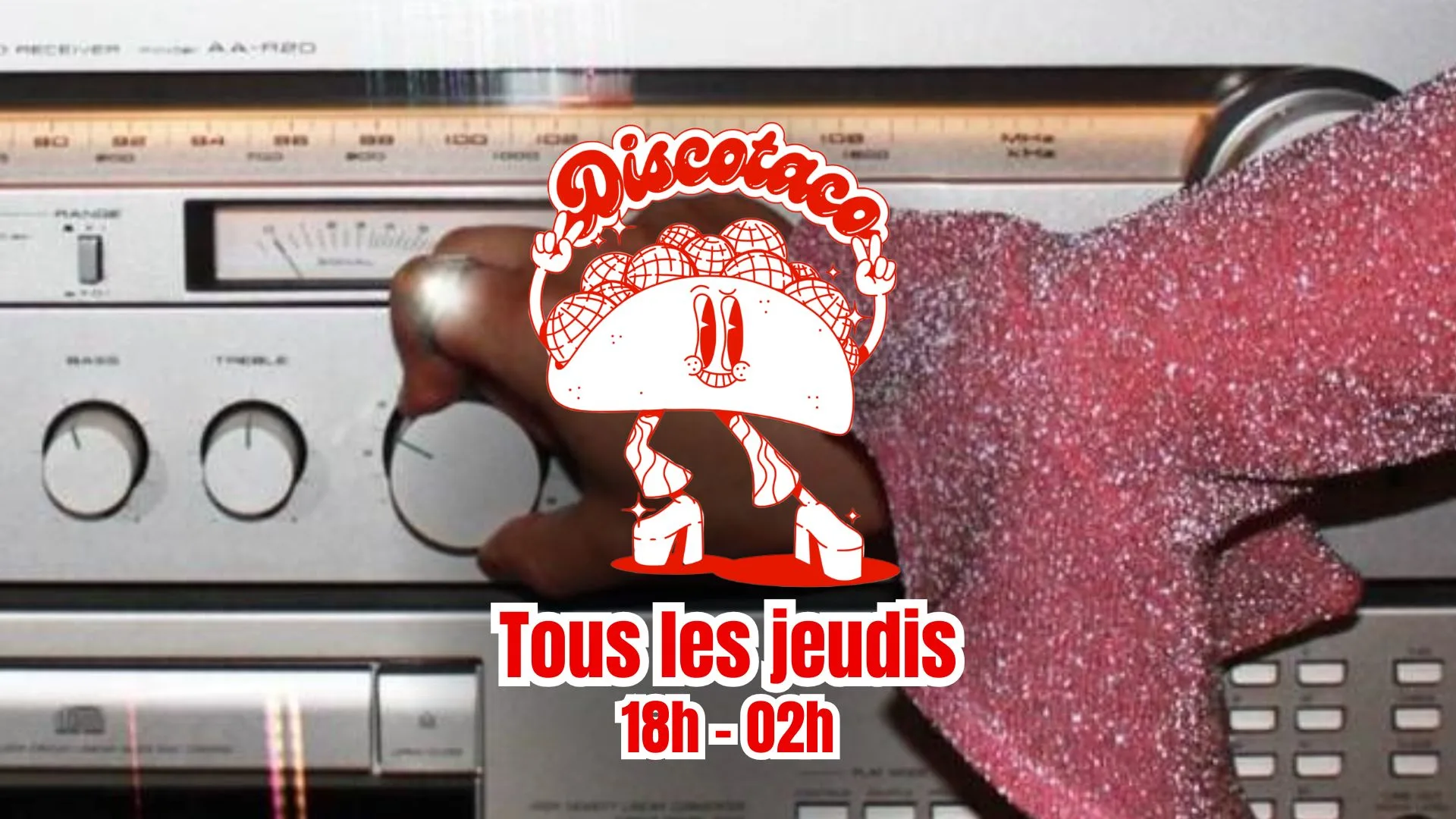 La Discotaco : Disco, Paillettes & Tacos ! Cover