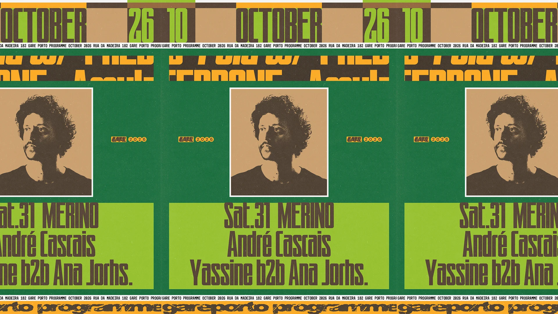 Merino, André Cascais, Yassine B2b Ana Jorhs. Cover