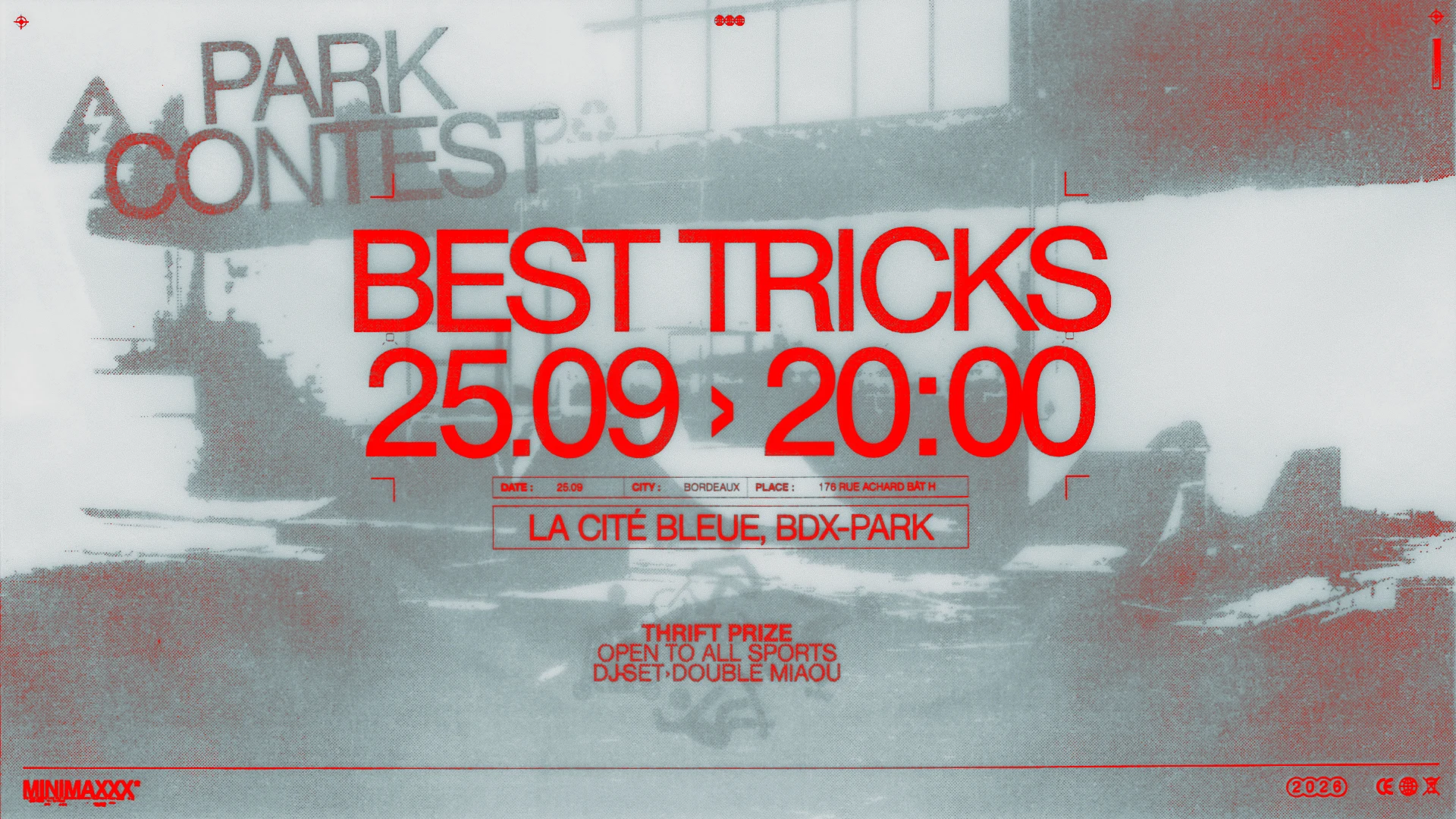 [Bordeaux] Park Contest › Best Tricks ! Minimaxxx + Bdx-Park Cover