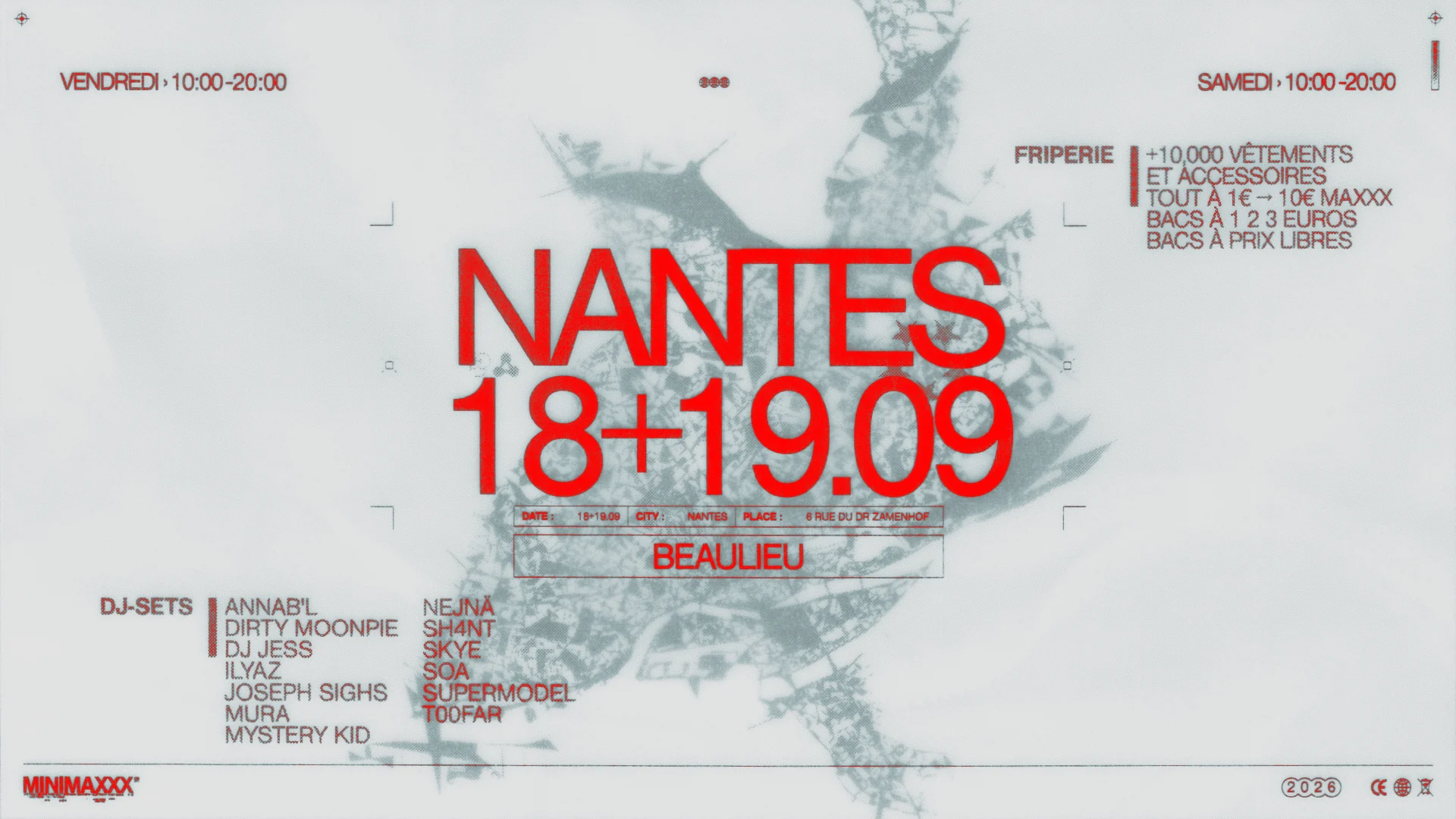 [Nantes] Friperie + Dj-Sets + Designers Cover