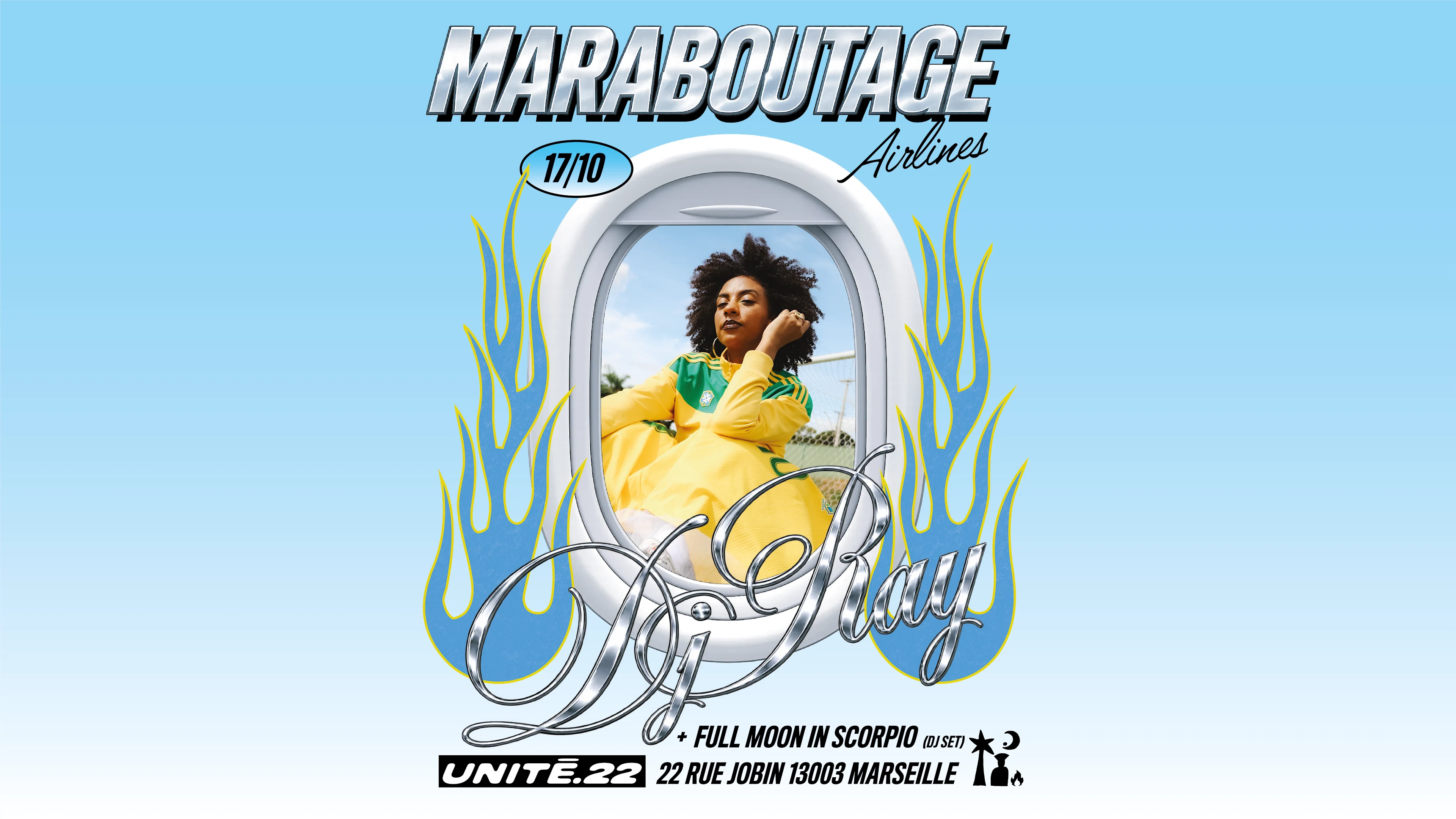 Maraboutage Airlines Vol.9 X Dj Ray 🇧🇷​ @ Unité22 Cover