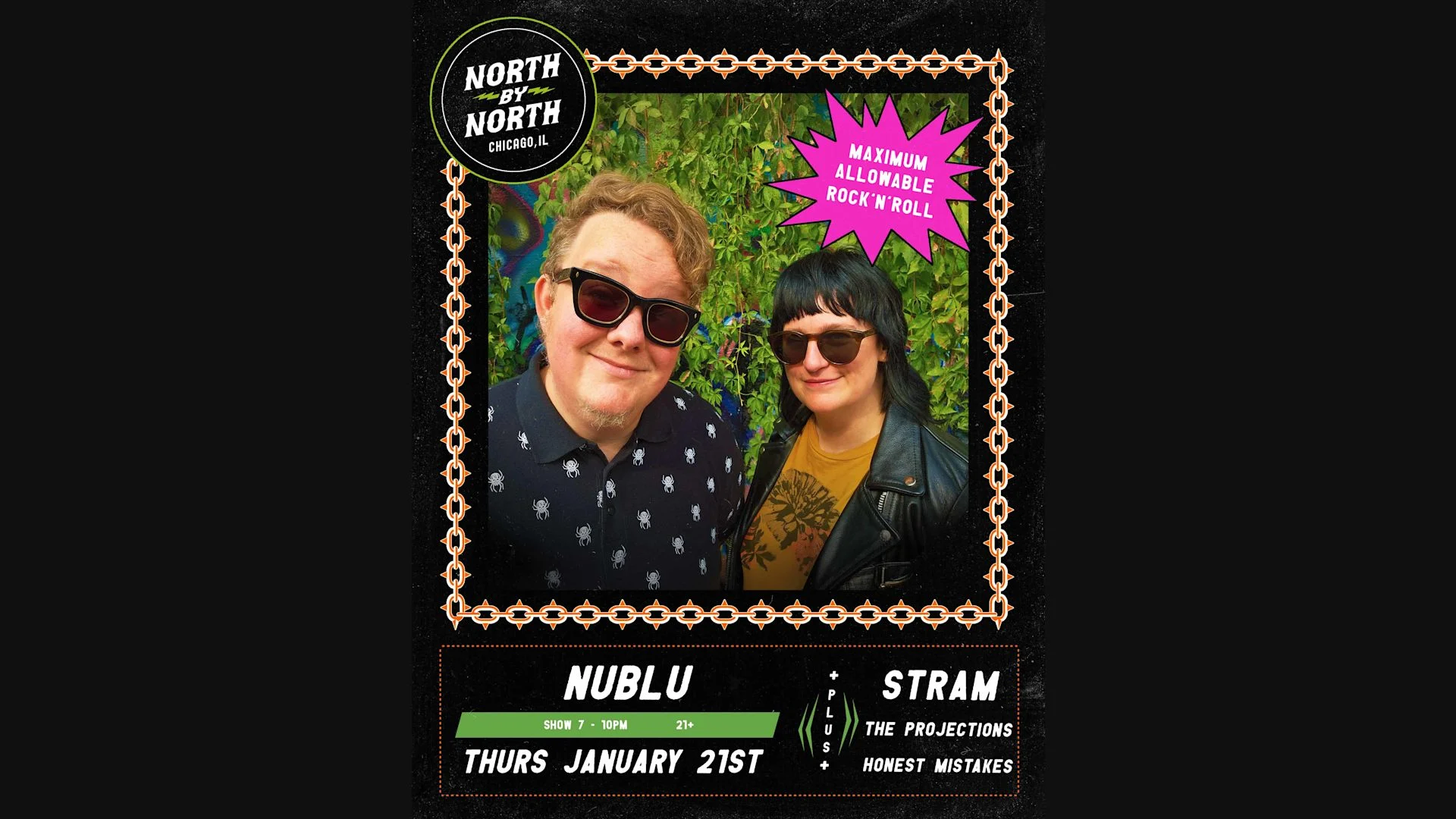 Stram, The Projections, North By North (Chi) And Ivy Otto Cover