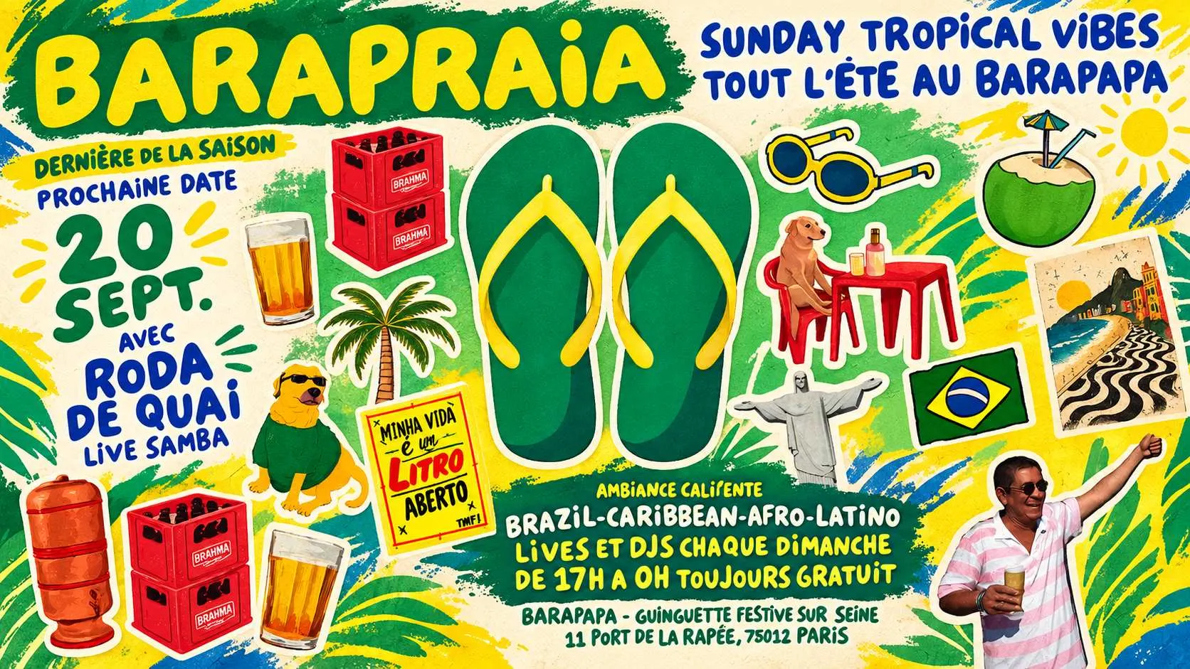 Barapraia - Sunday Tropical Vibes Au Barapapa ! Cover