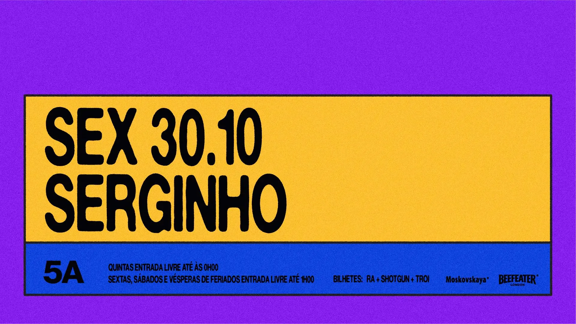 Serginho - 30 Out Cover
