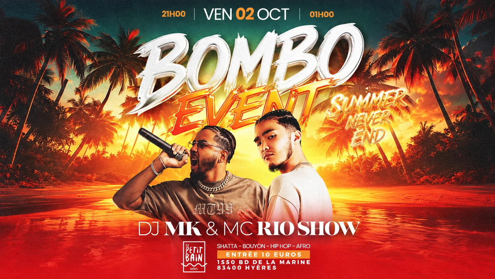 Bombo - Summer Never End 🌴🔥 Cover