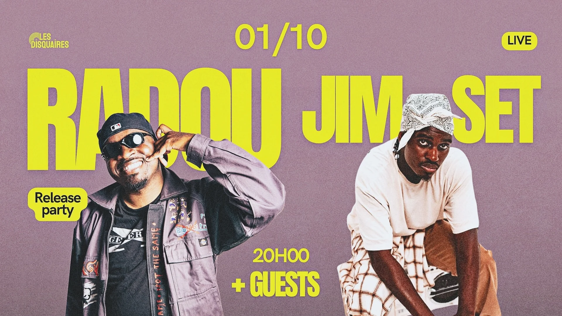Radou X Jim-Set & Guests - Live Cover