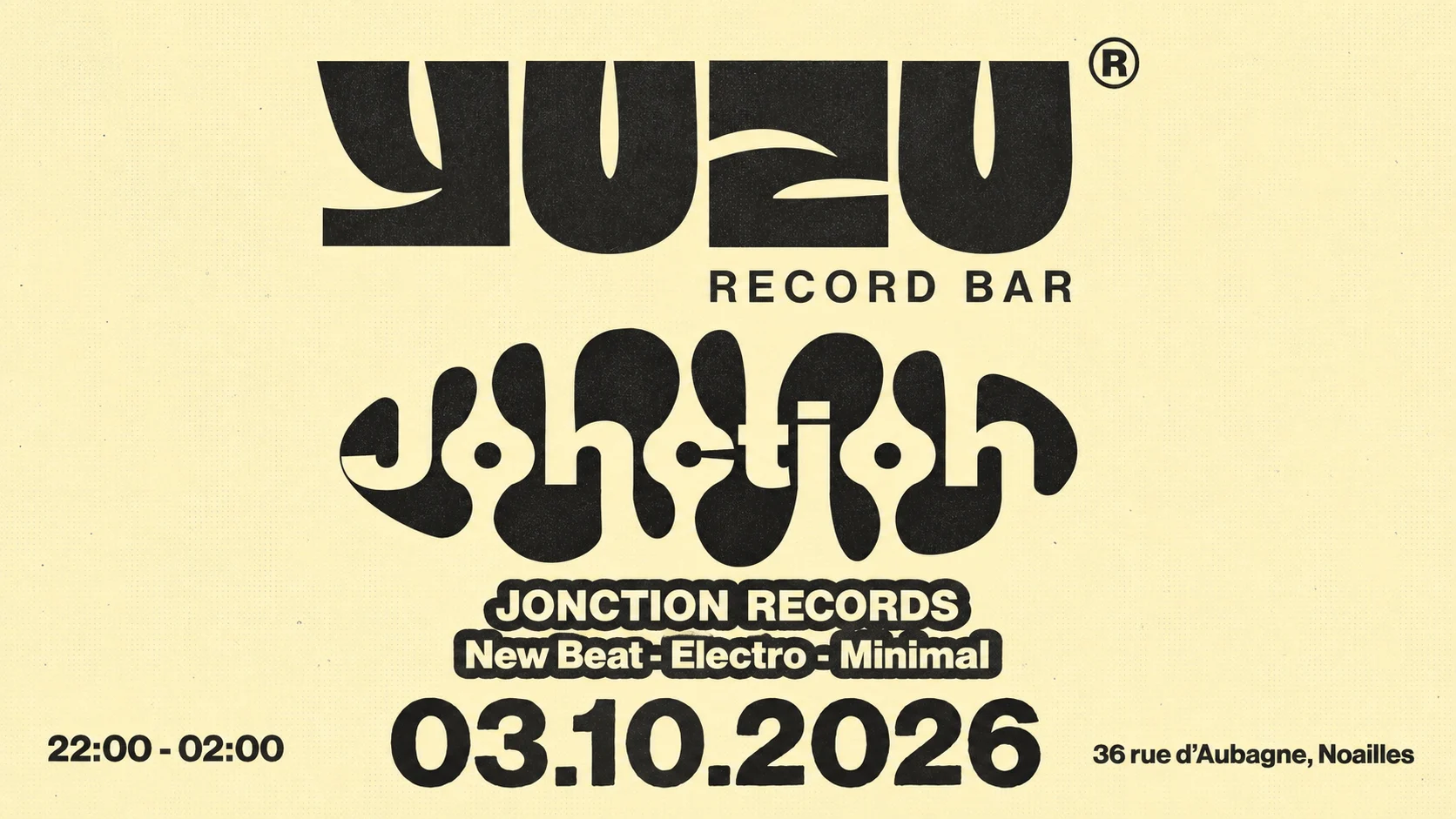 Dj Set Jonction Records @Yuzu Record Bar Cover