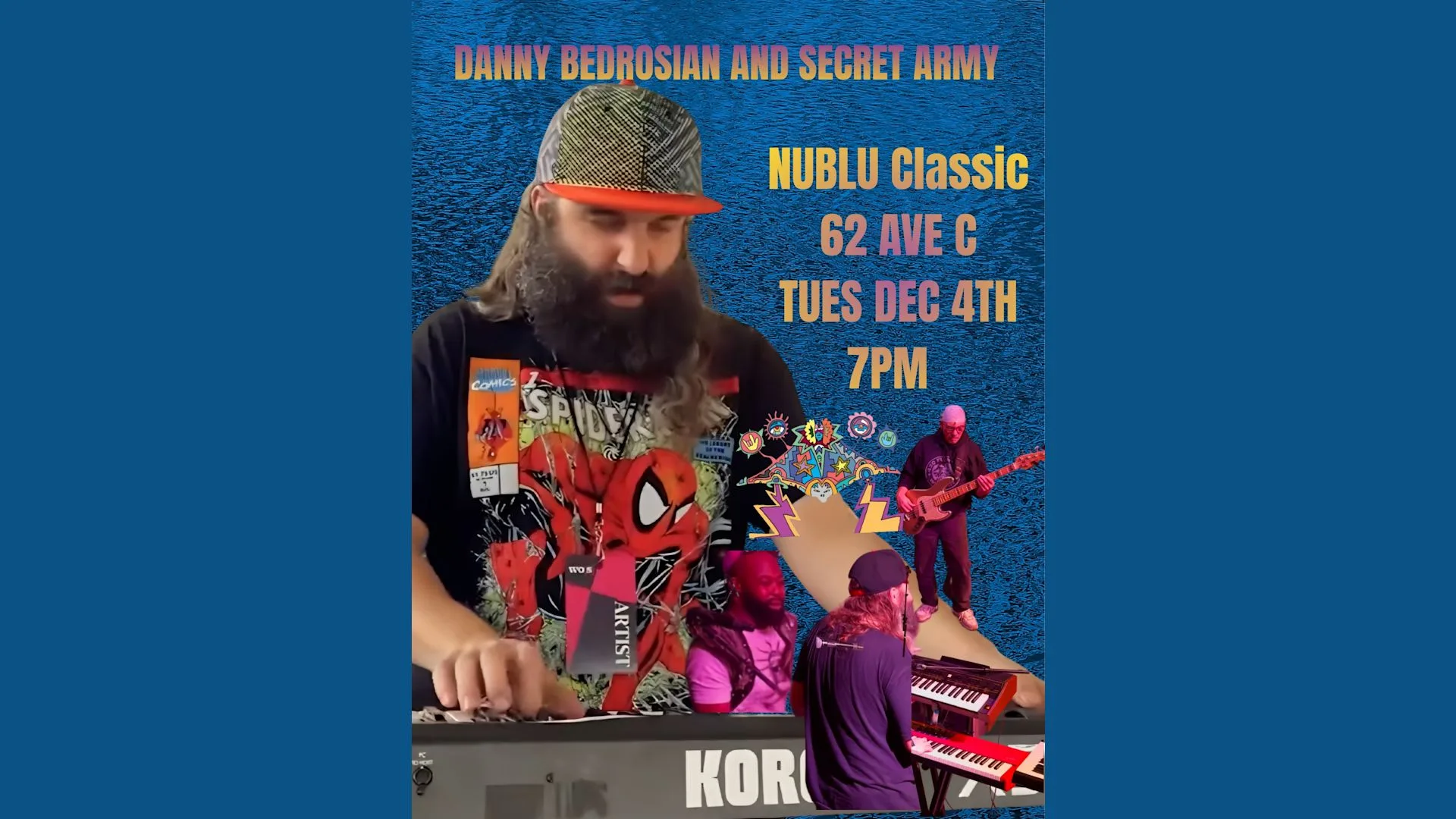 Danny Bedrosian & Secret Army Cover