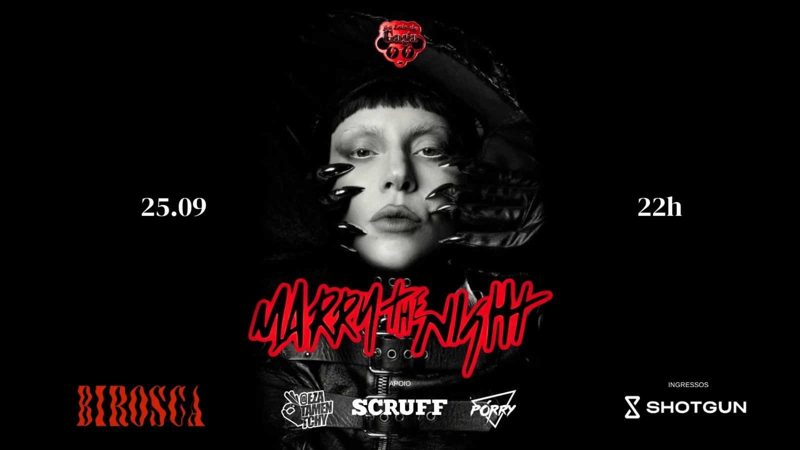 25/09: As Leis De Gaga - Marry The Night Cover