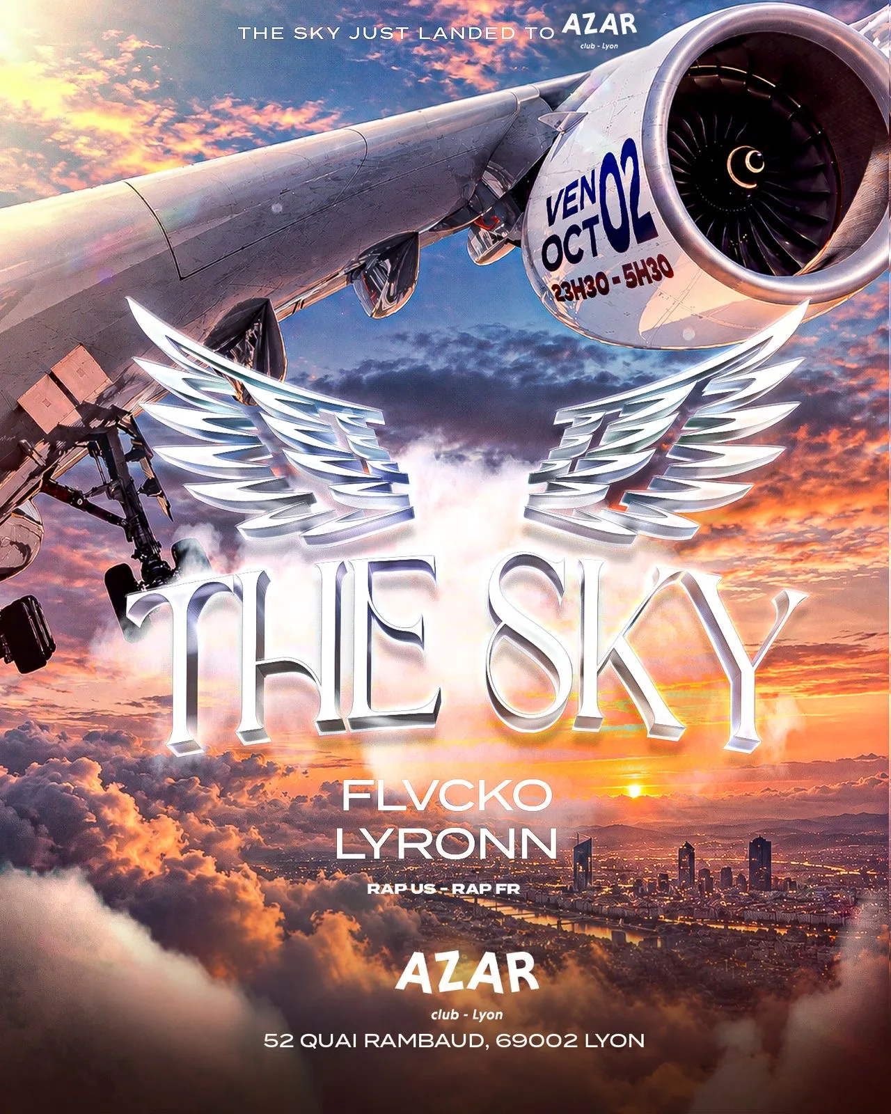 The Sky X Azar - 2 Octobre Cover