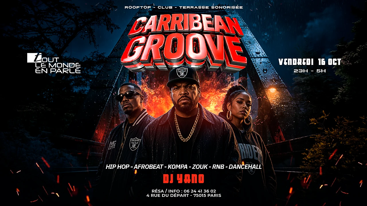 Soiree Caribbean Groove Open Air & Hiphop,Afrobeat Cover