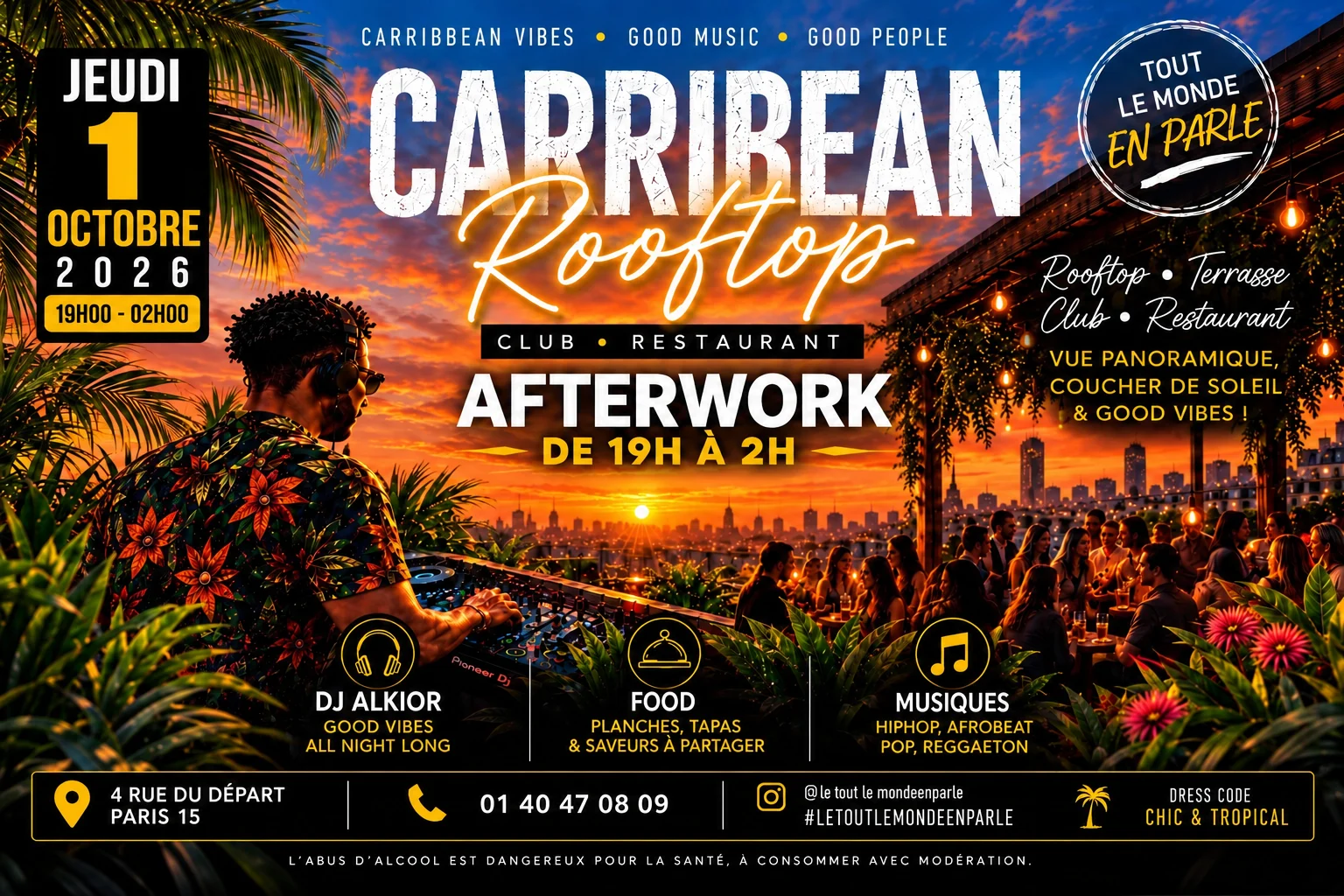 Afterwork Caribbean & Old Sckool Club & Terrasse Cover