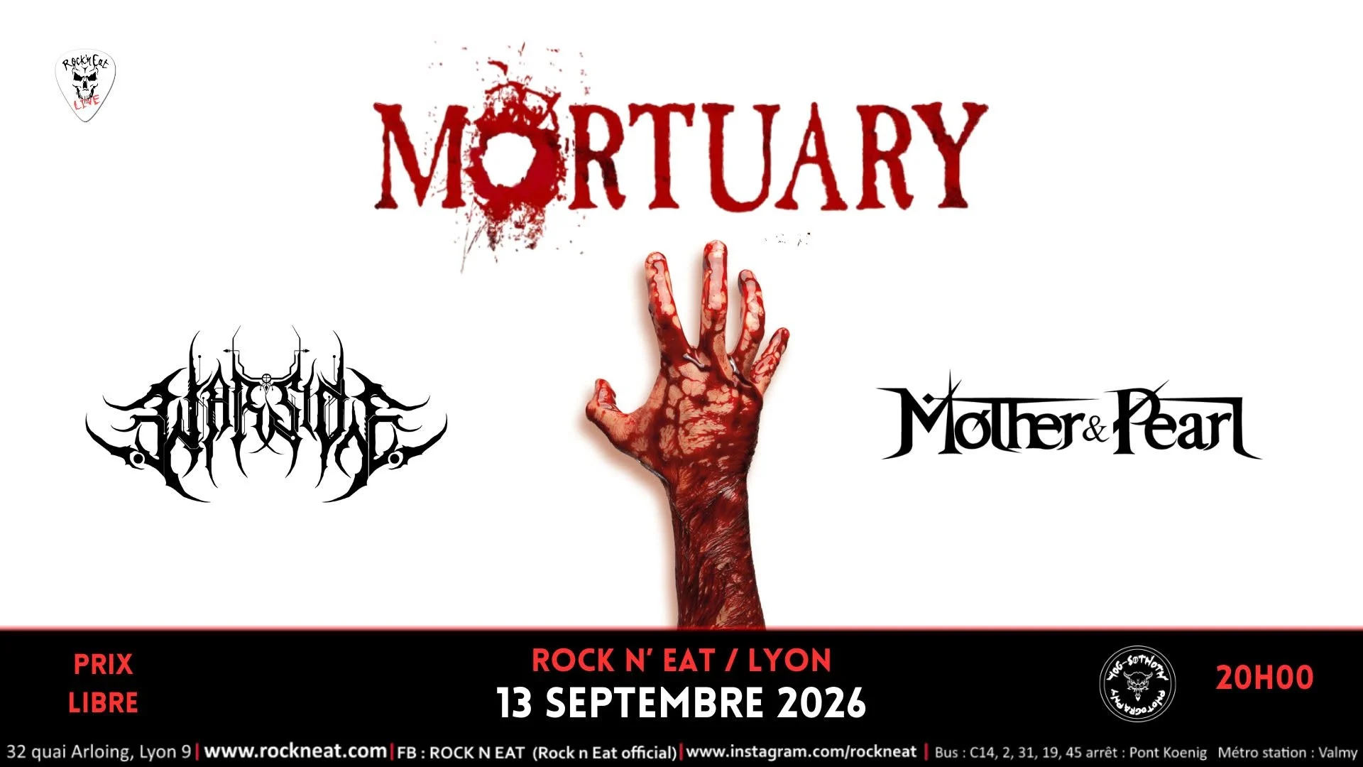 Mortuary + Warside + Mother & Pearl Cover