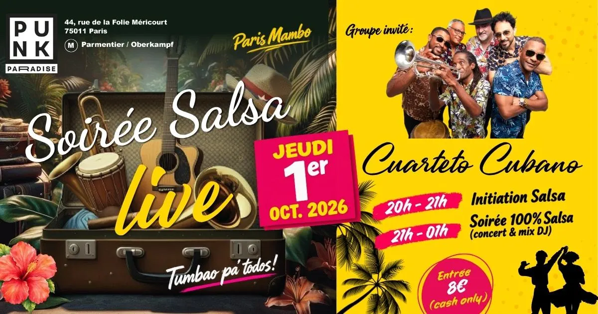 Soirée Salsa Live Cover