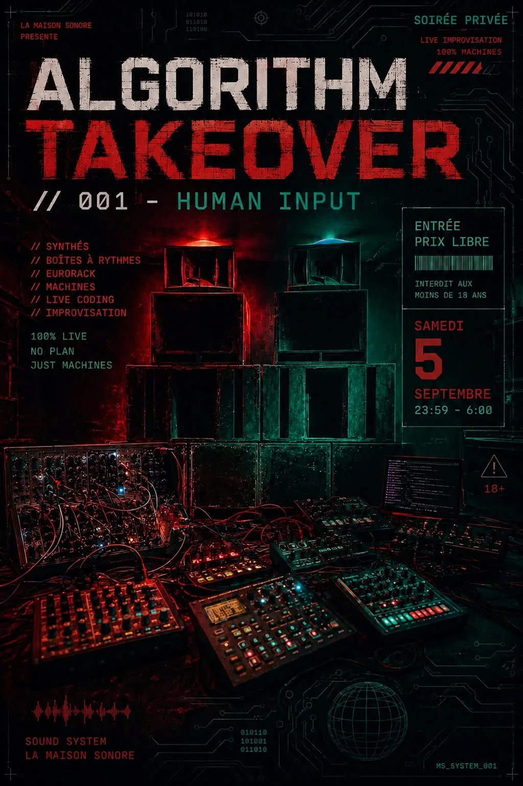 Algorythm Takeover [First Edition] By La Maison Sonore Cover