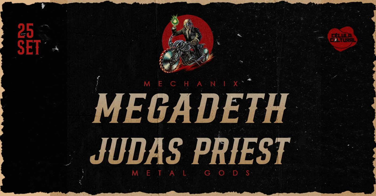 25/09(Sex) Megadeth & Judas Priest Cover