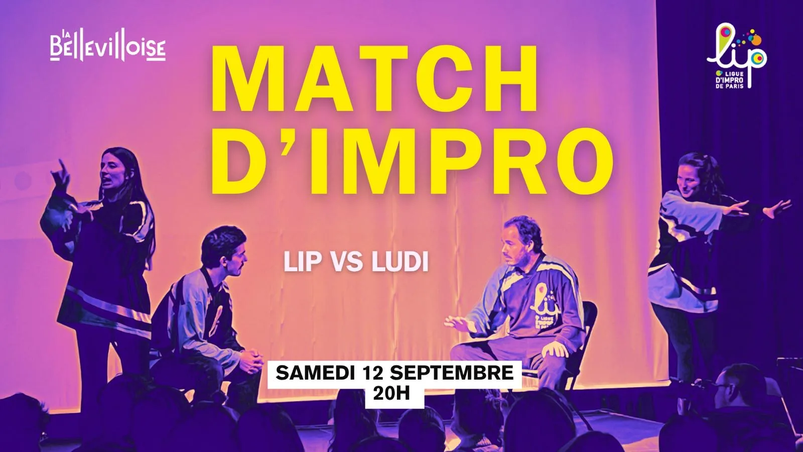 Match D'impro : Lip | 12.09.26 Cover