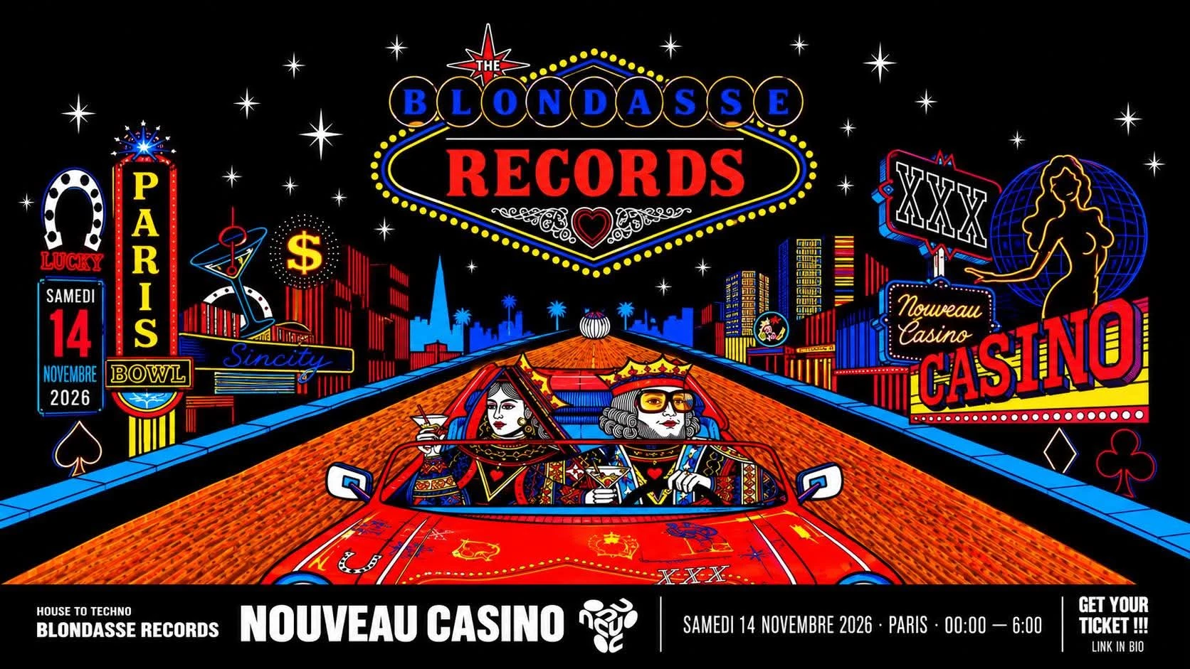 Blondasse Records Au Nouveau Casino Cover