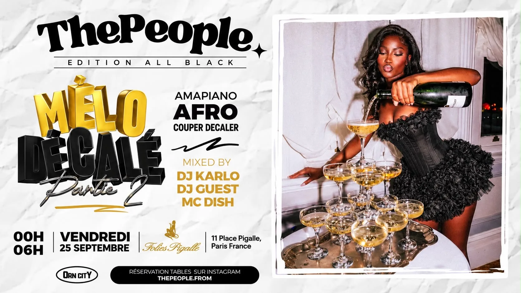 The People X Orncity Mélo Décalé : Part 2  Édition All Black Cover