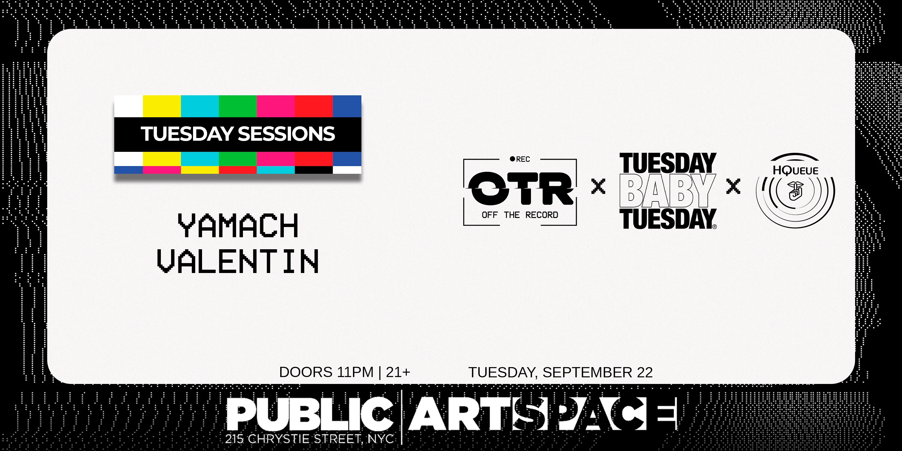 Off The Record Tuesday Sessions At Public Hotel 092226 Cover
