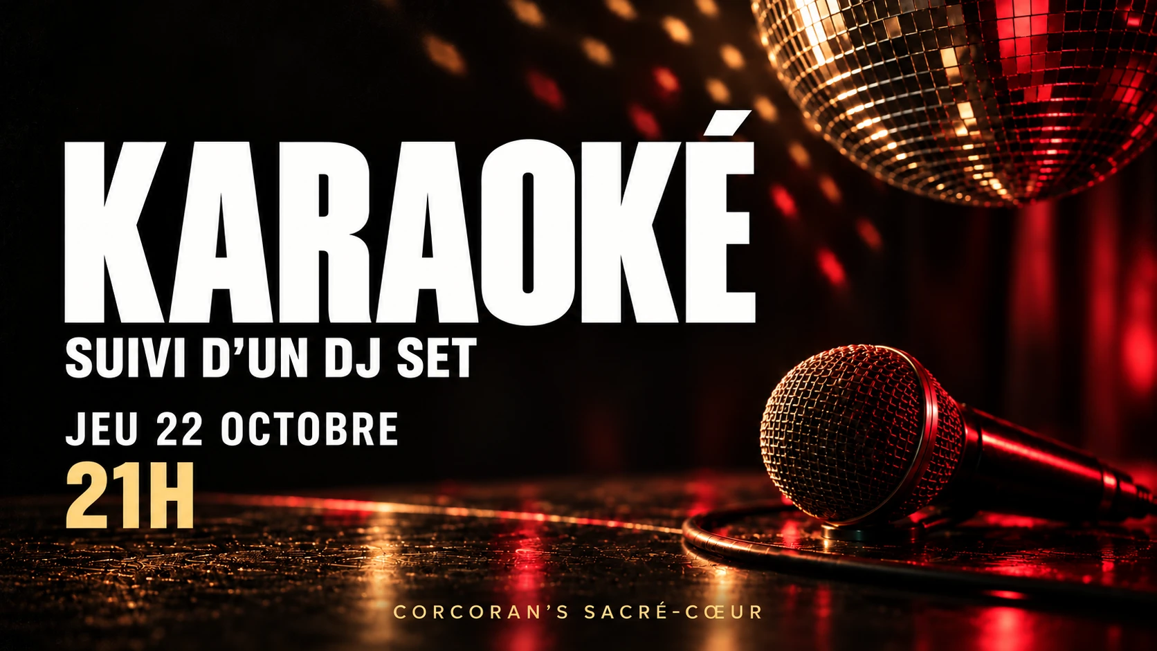 Karaoké & Dj Set - 22.10 Cover