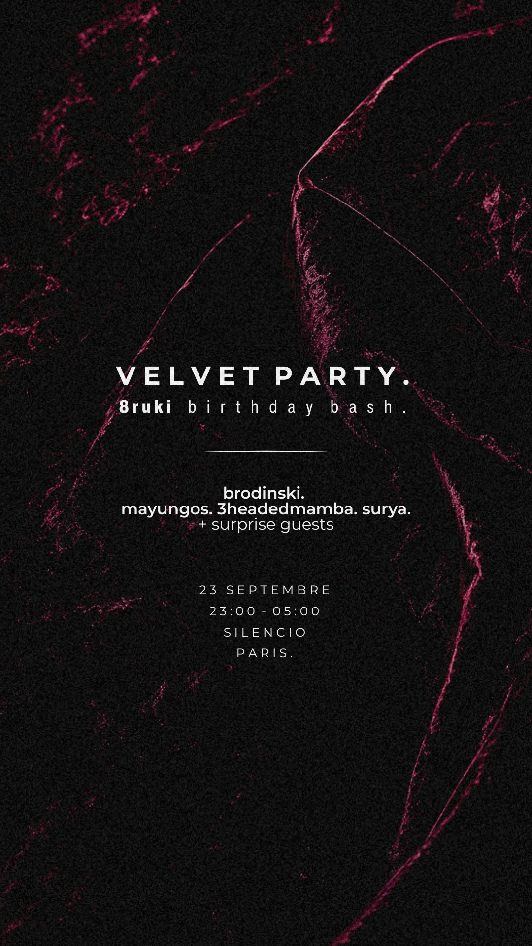 8ruki Bday Bash: Brodinski, Mayungos, 3heademamba, Surya Cover