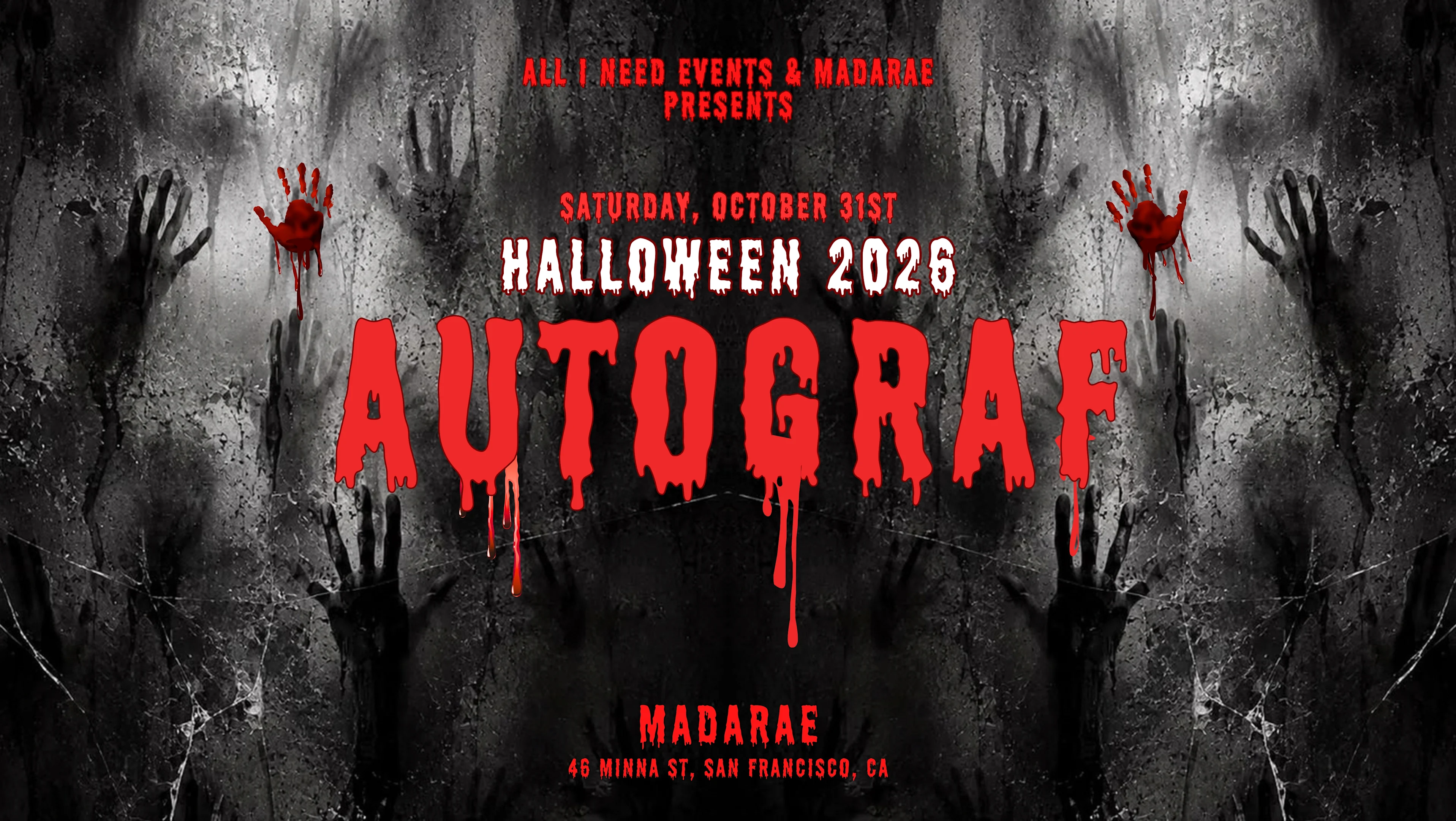Halloween With Autograf At Madarae San Francisco Cover
