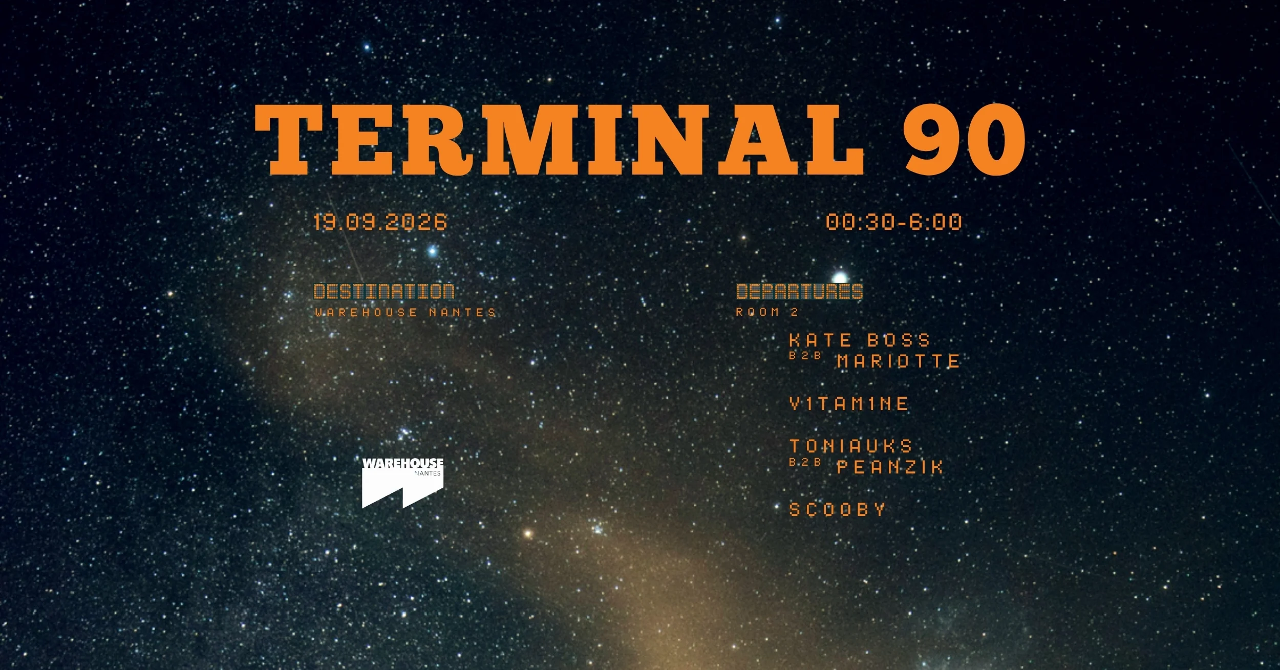 Terminal 90 En Room 2 Du Warehouse ! Cover