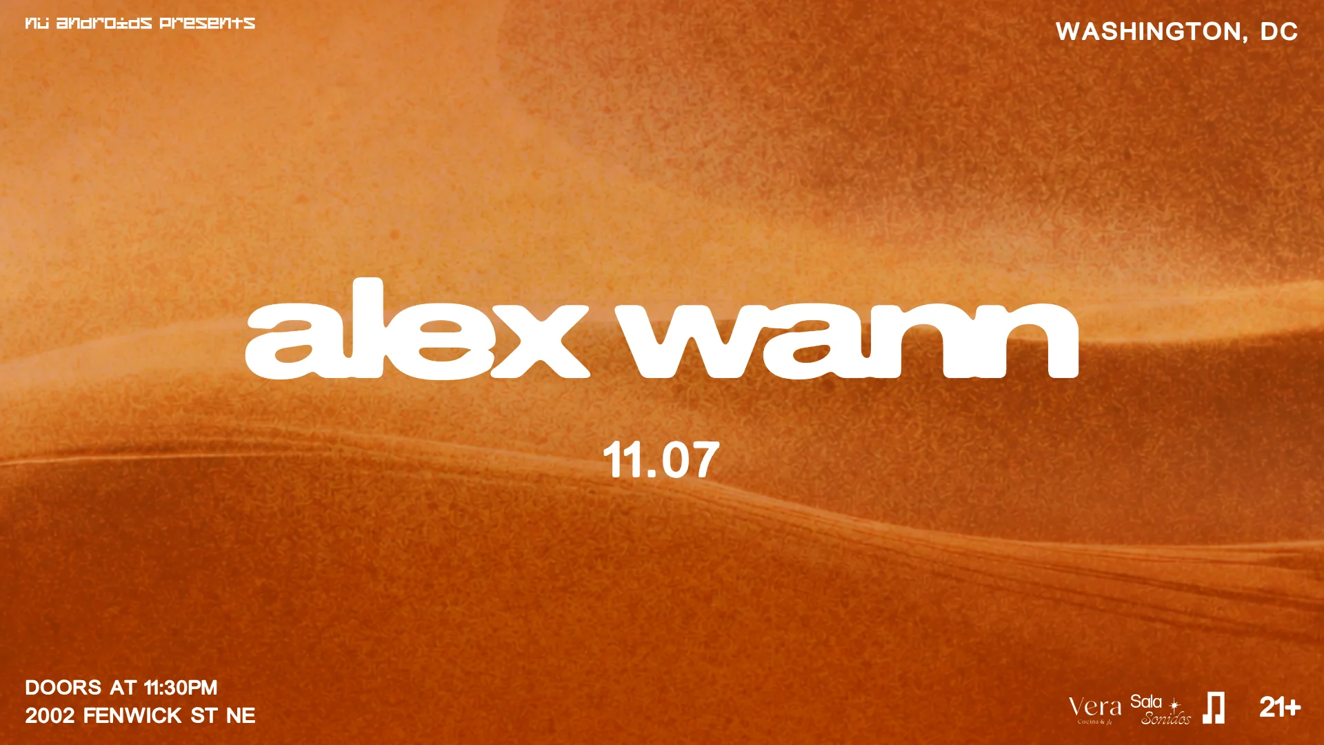 Nü Androids Presents: Alex Wann Cover