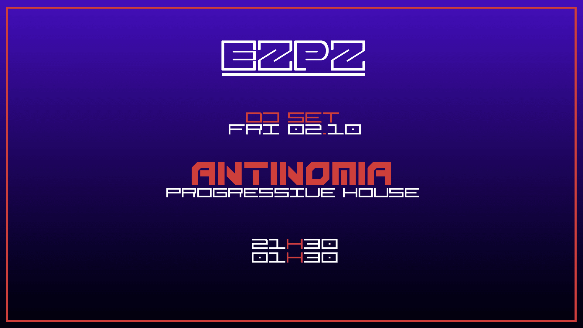 Antinomia @ Ezpz Cover