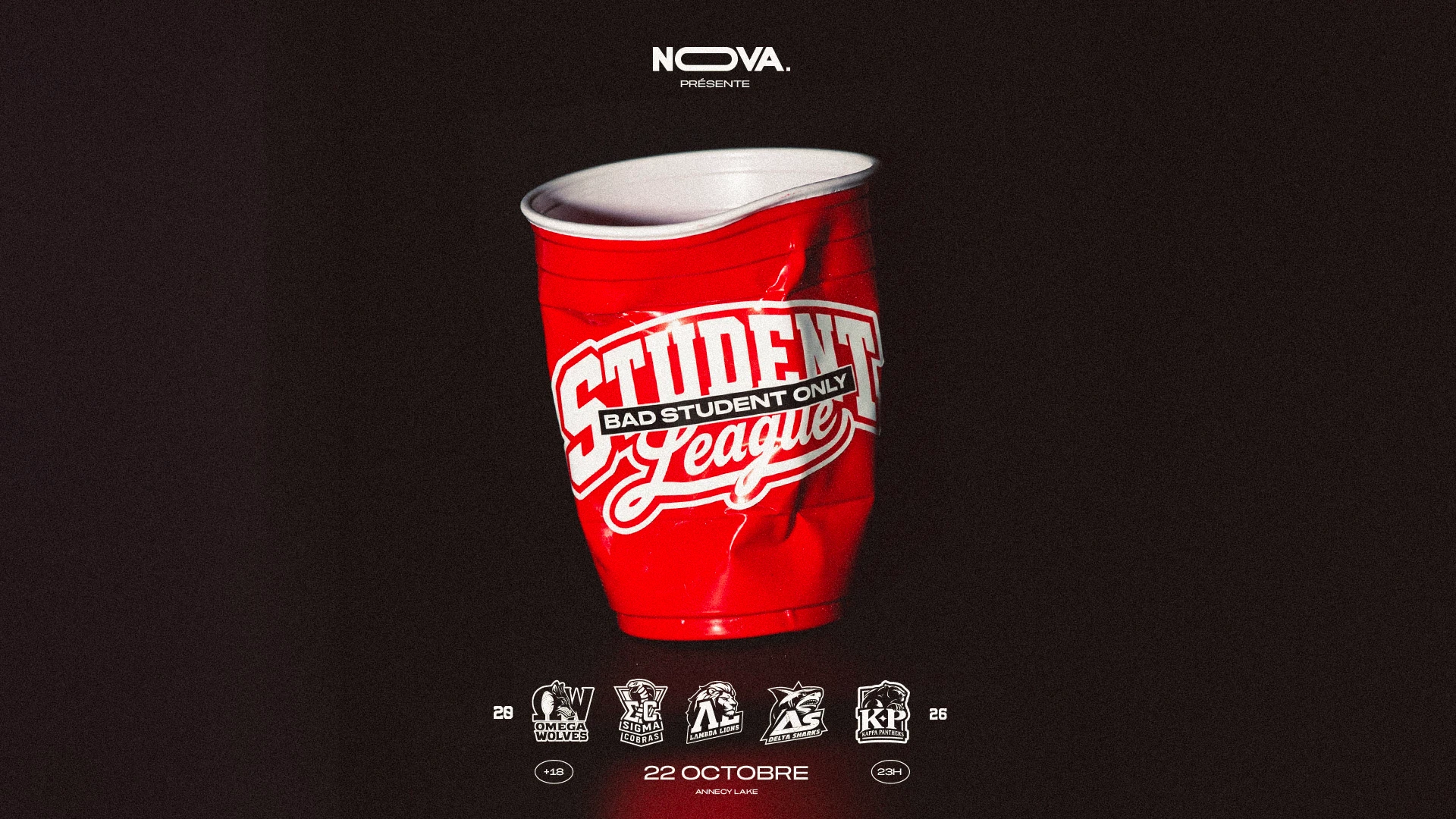 Nova - Student League - Bad Student Only - Jeu.22.Oct Cover
