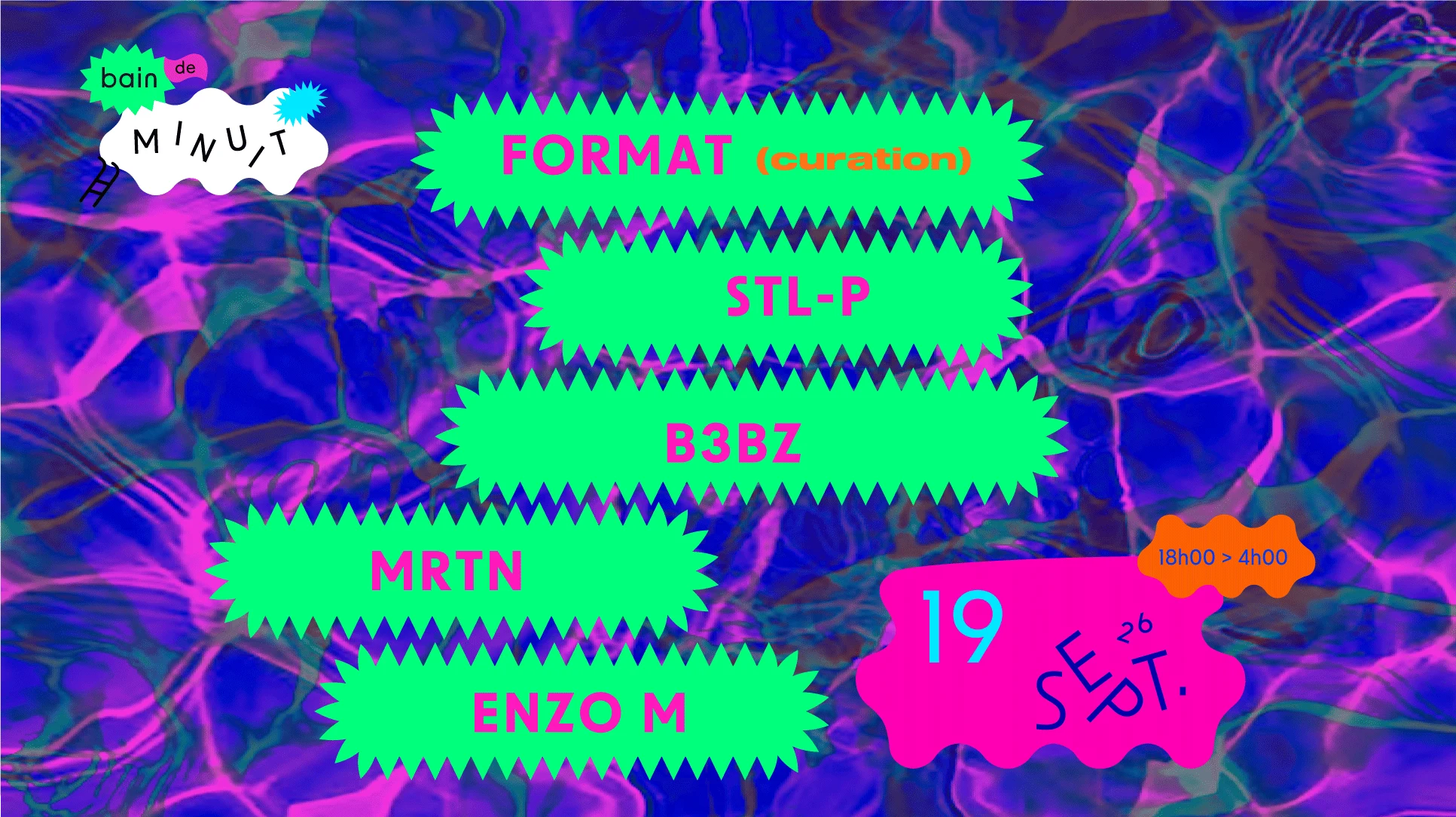 Bain De Minuit : Format Cover