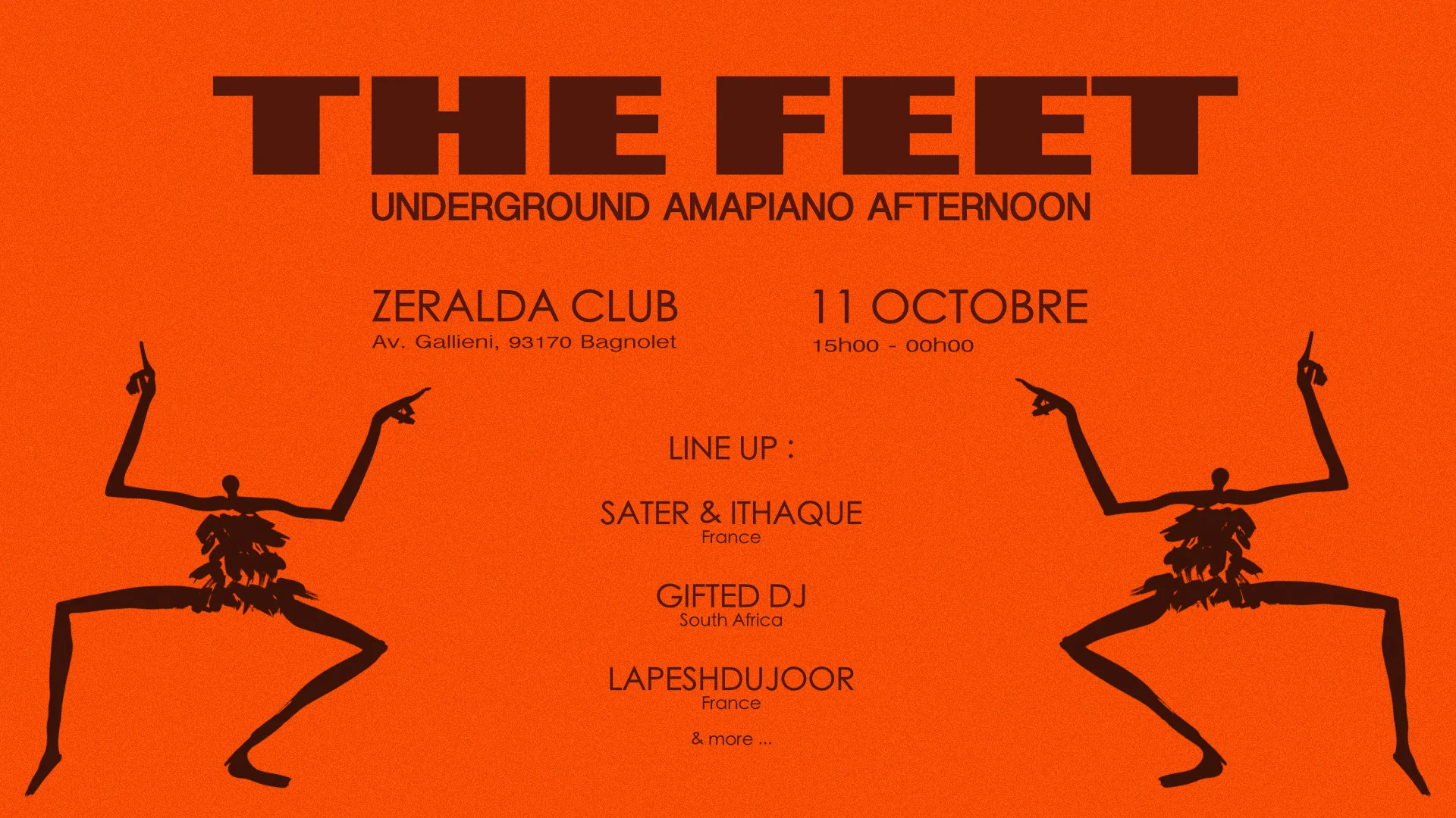 The Feet : Sater & Ithaque, Gifted Dj, Lapeshdujoor Cover