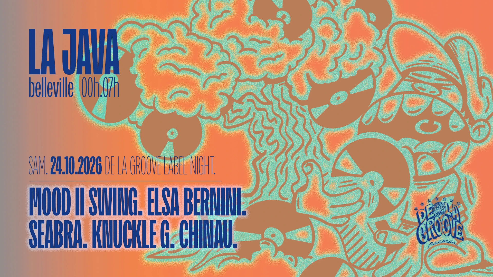De La Groove : Mood II Swing, Elsa Bernini, Seabra & More Cover