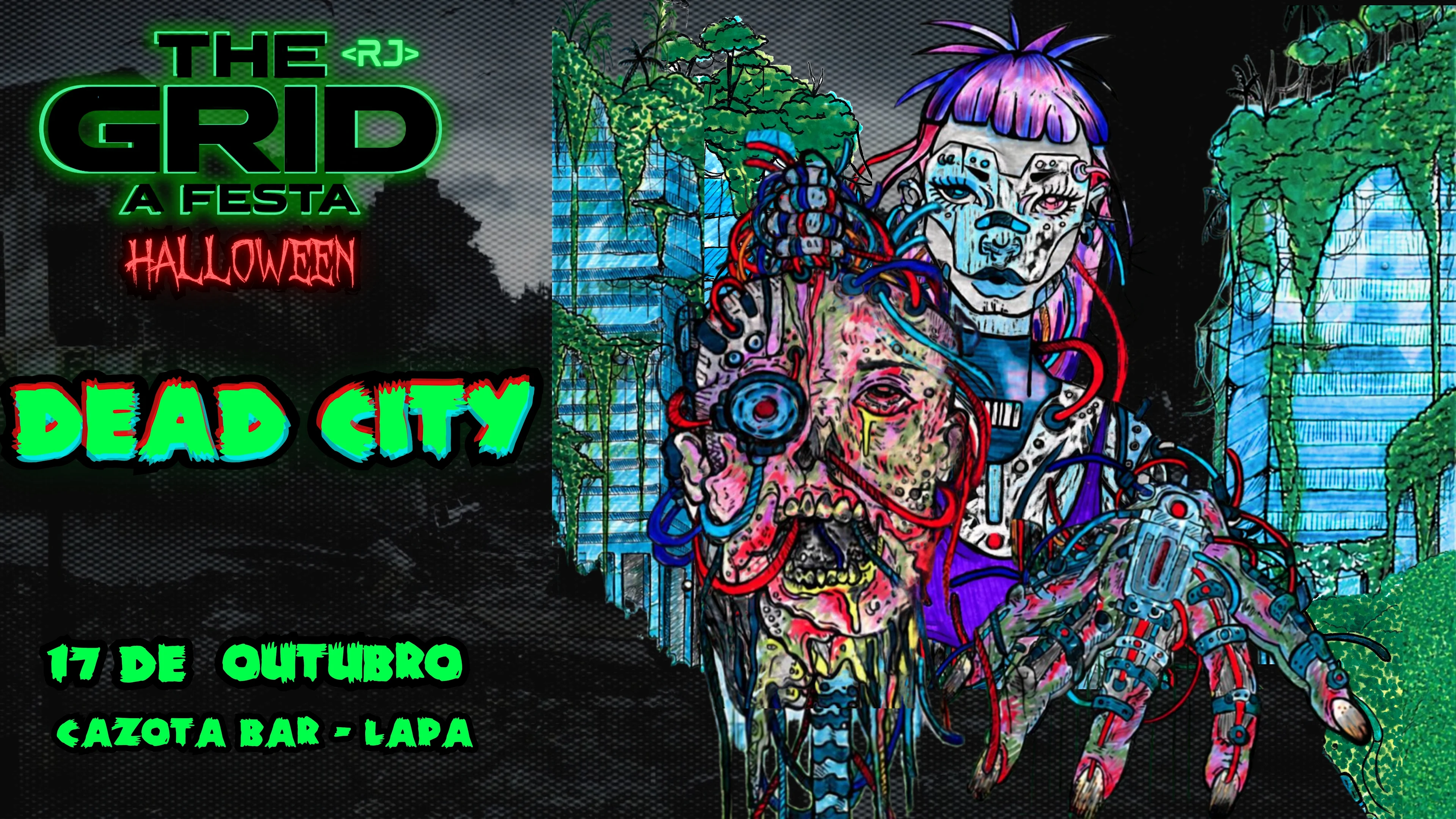 The Grid Halloween Rj: Dead City Cover