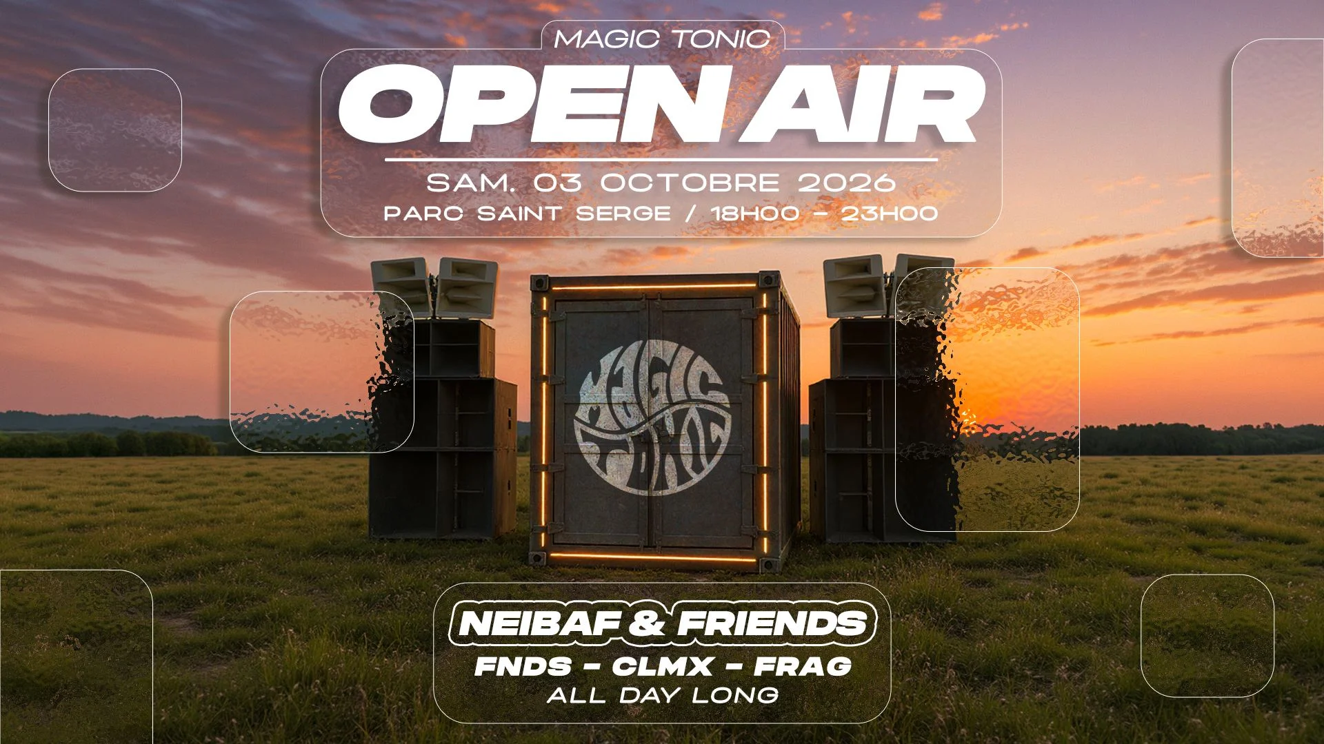 Magic Tonic : Open Air Gratuit – Neibaf & Friends B2b Cover