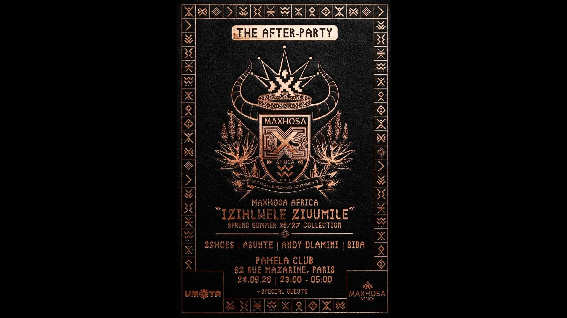 Maxhosa Afterparty (Only 20 Tickets Online) Cover