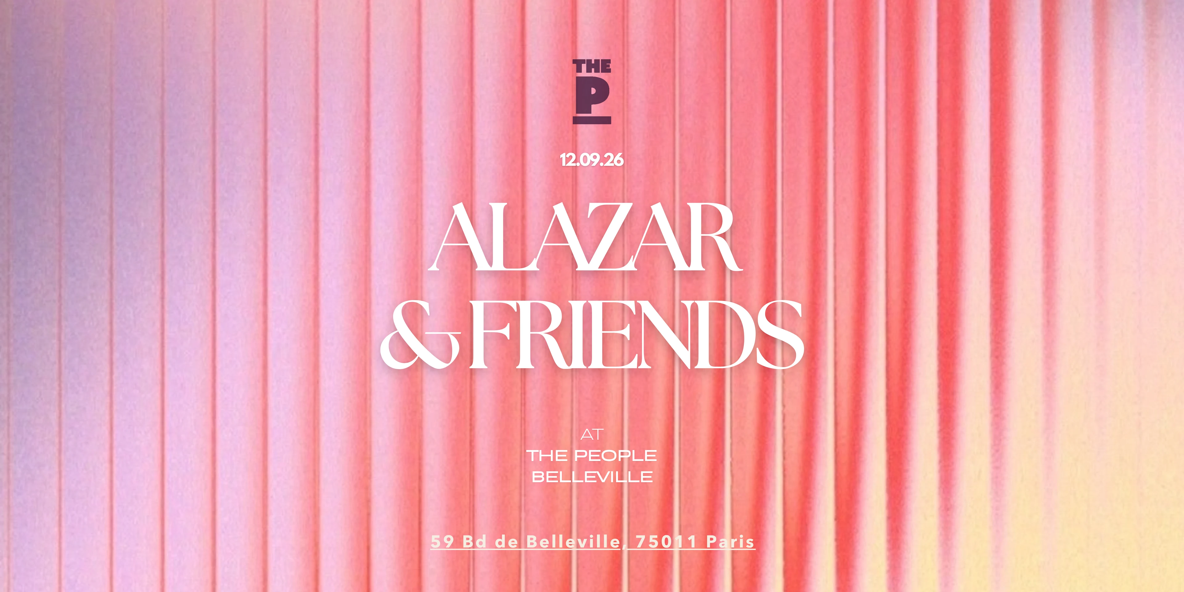 Alazar & Friends X The People Belleville Cover