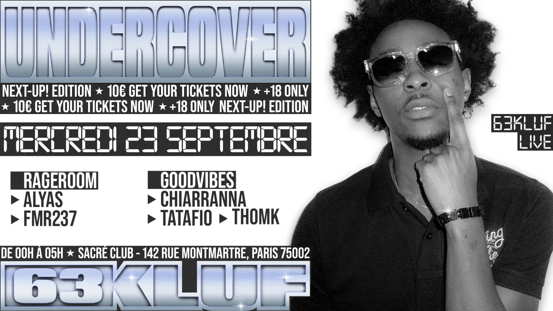 Undercover #2 - 63kluf Live ⭐️ Cover
